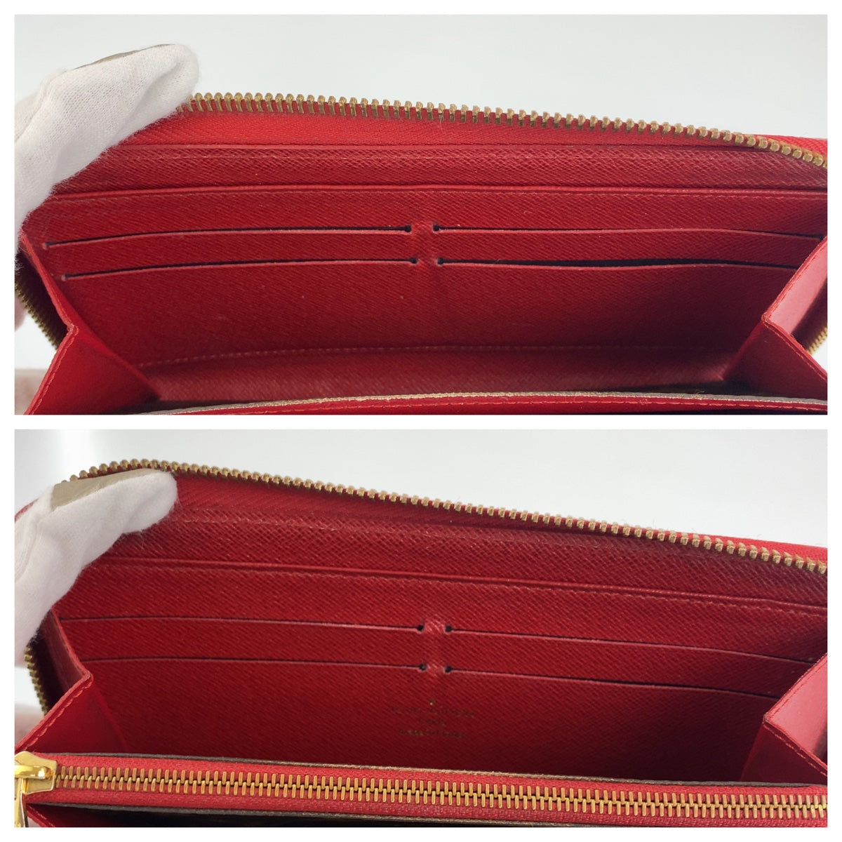 H-0355
LOUIS VUITTON ルイヴィトン モノグラム レティーロ ジッピーウォレット ブラウン 茶 レッド 赤 ゴールド金具 PVC M61854 長財布 ラウンドファスナー  レディース