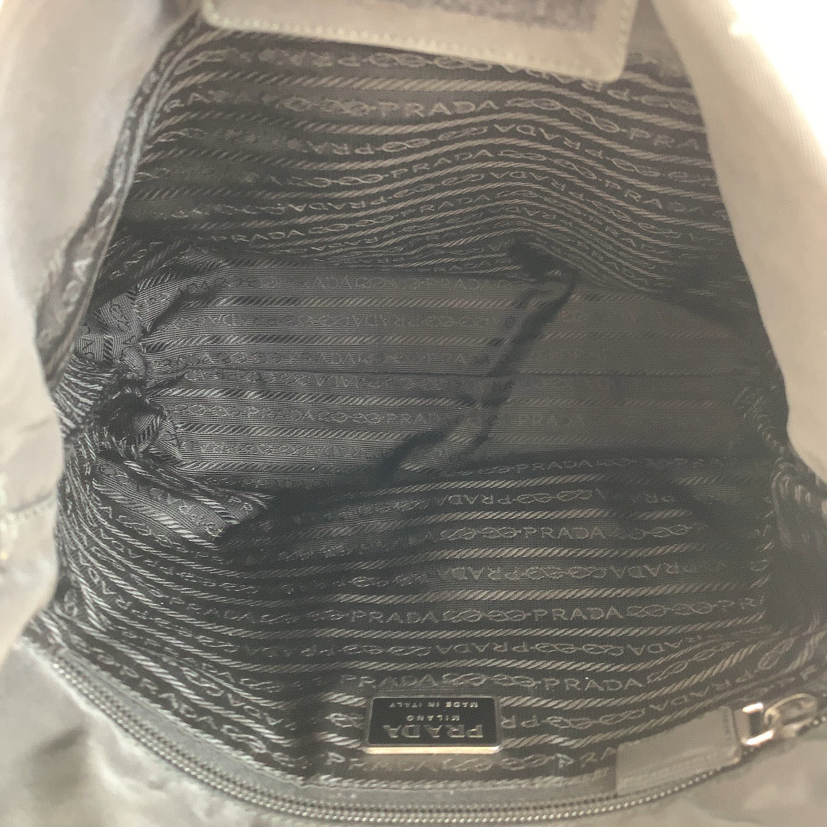 H-0363
PRADA プラダ テスート プラハンド ブラック 黒 ナイロン / プラスチック ショルダーバッグ ハンドバッグ  レディース