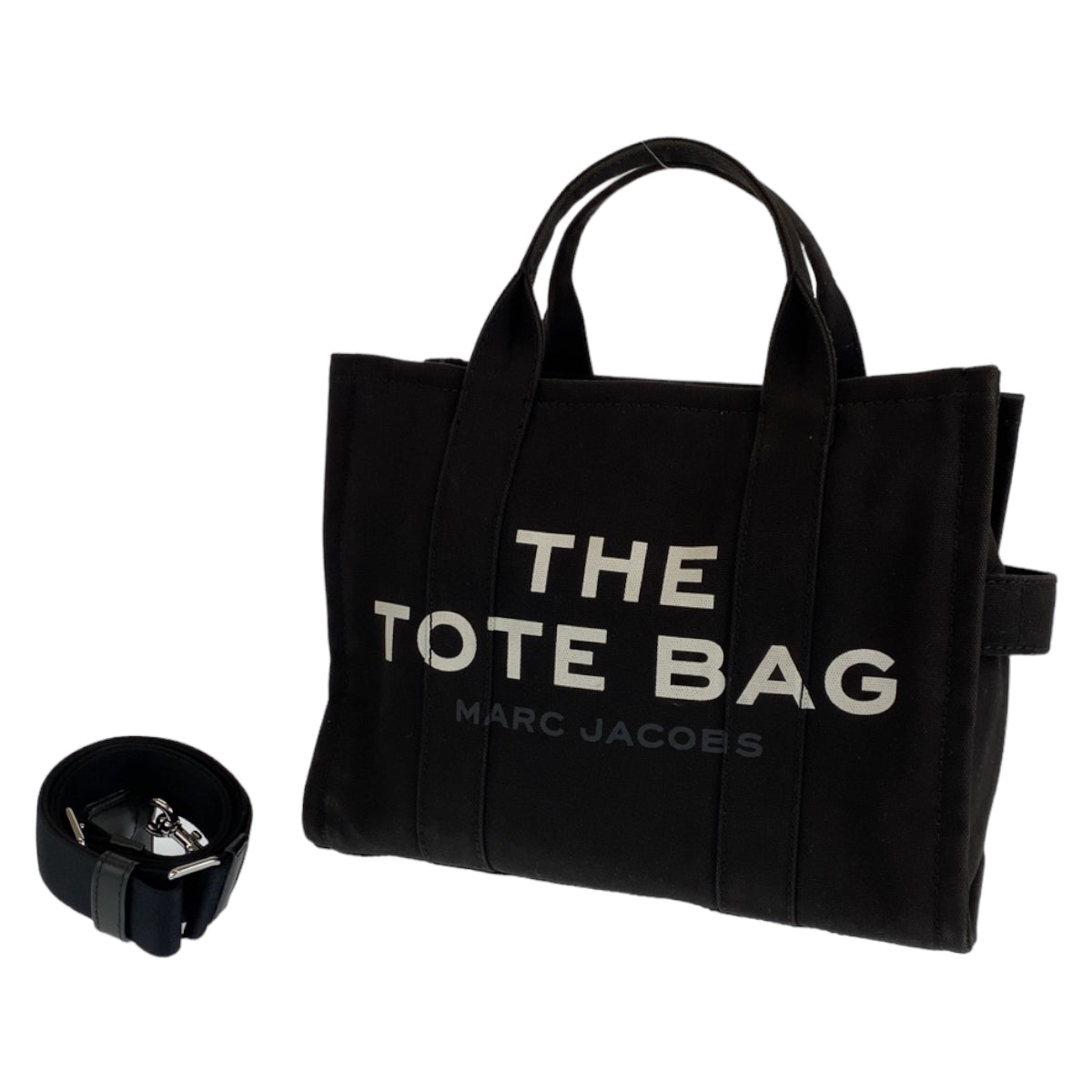 MARC BY MARC JACOBS Marc by Marc Jacobs Black Silver hardware Canvas Tote bag Shoulder bag 2WAY Women's