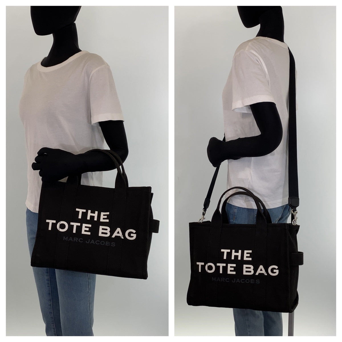 MARC BY MARC JACOBS Marc by Marc Jacobs Black Silver hardware Canvas Tote bag Shoulder bag 2WAY Women's