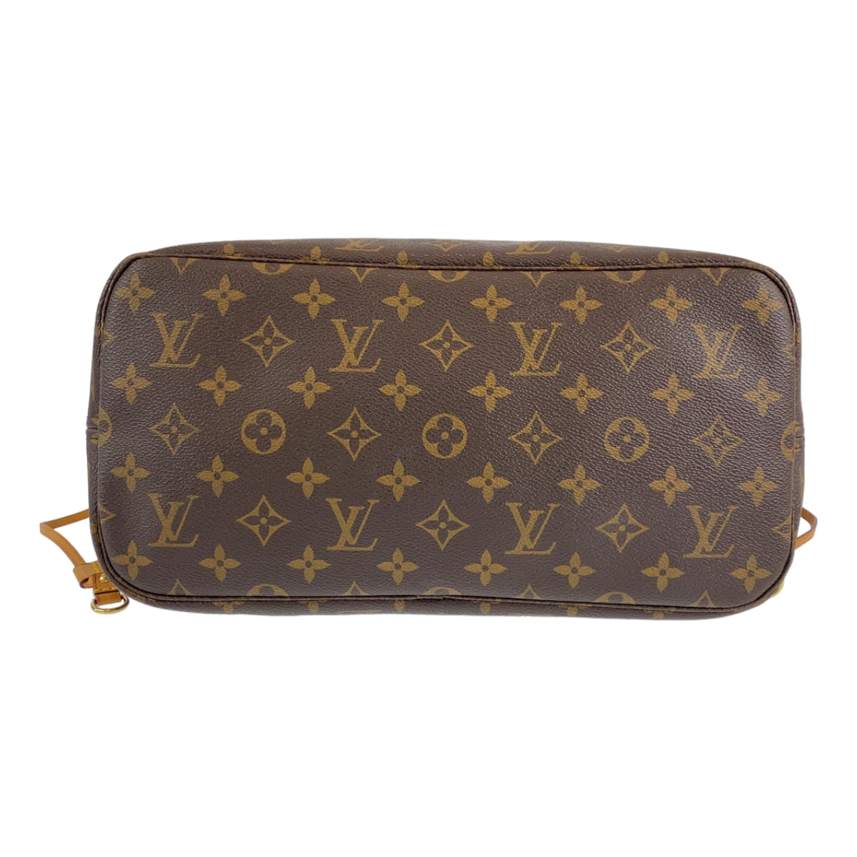 H-0370
LOUIS VUITTON ルイヴィトン モノグラム ネヴァーフルMM ポーチ付き ブラウン 茶 ゴールド金具 PVC M41178 トートバッグ ショルダーバッグ  レディース
