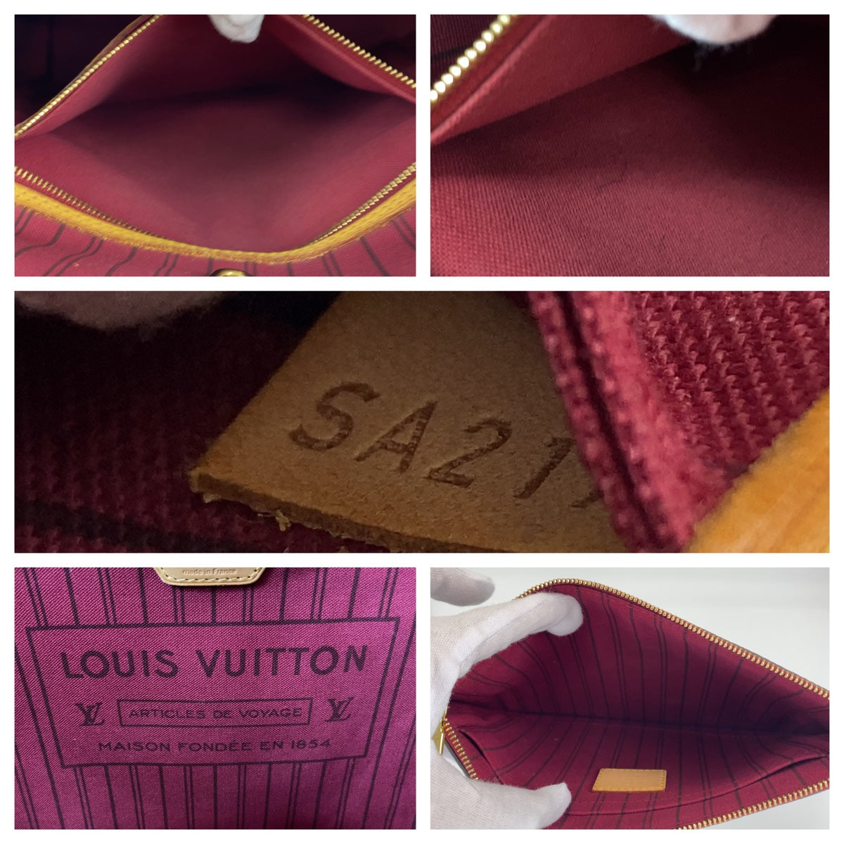 H-0370
LOUIS VUITTON ルイヴィトン モノグラム ネヴァーフルMM ポーチ付き ブラウン 茶 ゴールド金具 PVC M41178 トートバッグ ショルダーバッグ  レディース