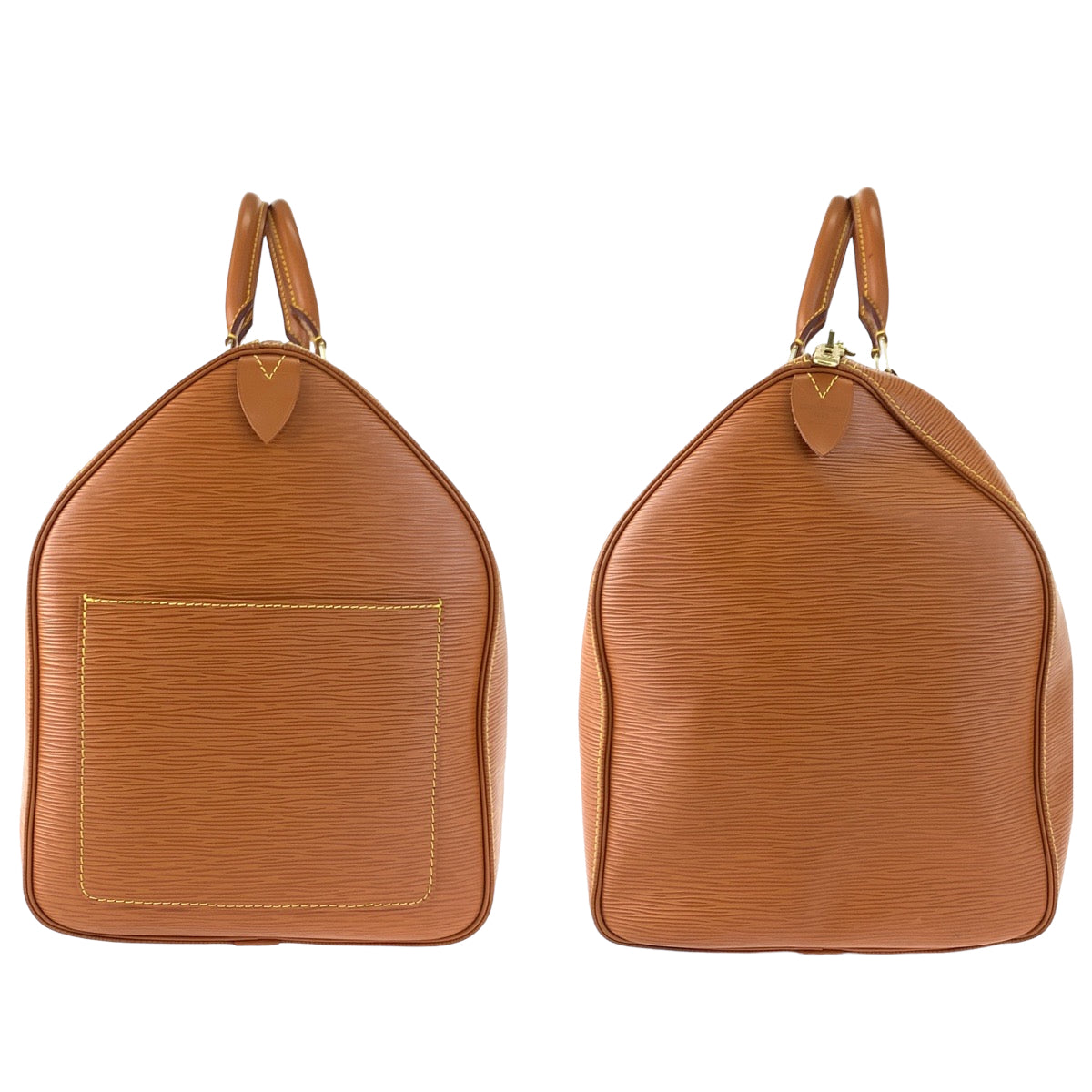 C-073
LOUIS VUITTON ルイヴィトン エピ キーポル50 男女兼用 ジパングゴールド ブラウン 茶 グレインレザー M42968 ボストンバッグ 旅行バッグ  メンズ