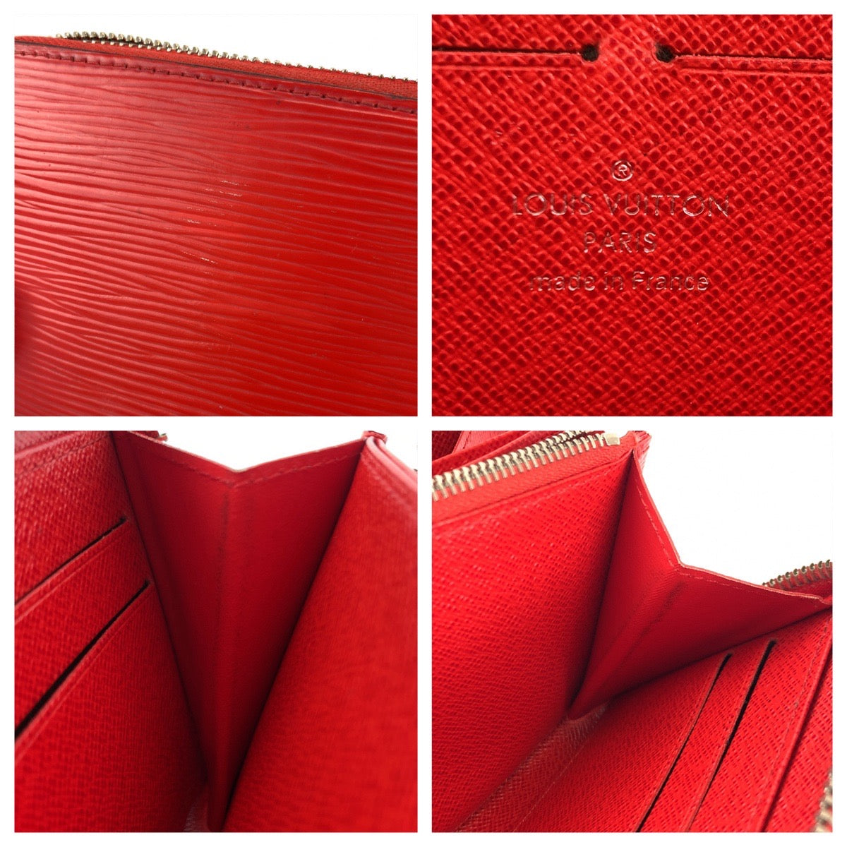 H-0380
LOUIS VUITTON ルイヴィトン エピ ジッピーウォレット カーマイン レッド 赤 グレインレザー M60304 長財布 ラウンドファスナー ラウンドジップ  レディース