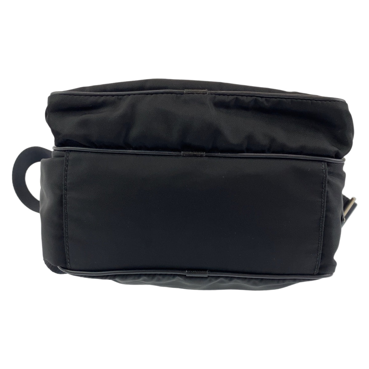 H-0383
PRADA プラダ テスート 男女兼用 ブラック 黒 シルバー金具 ナイロン ショルダーバッグ 斜め掛けバッグ  メンズ