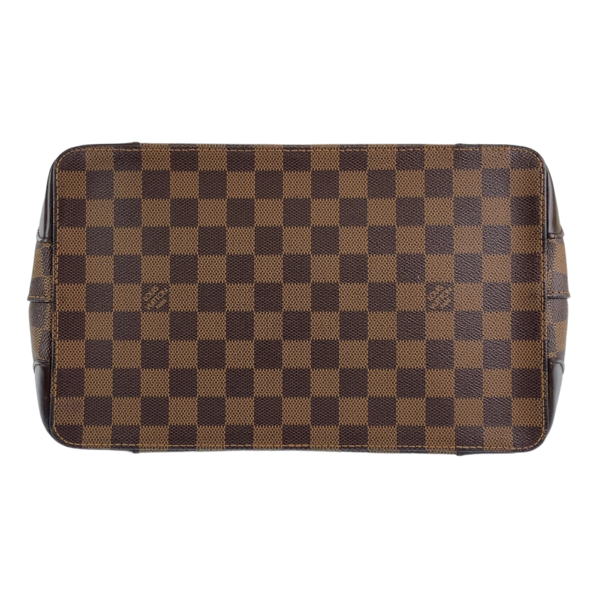 H-0404
LOUIS VUITTON ルイヴィトン ダミエ エベヌ ハムステッドPM ブラウン 茶 ゴールド金具 PVC N51205 ハンドバッグ トートバッグ  レディース