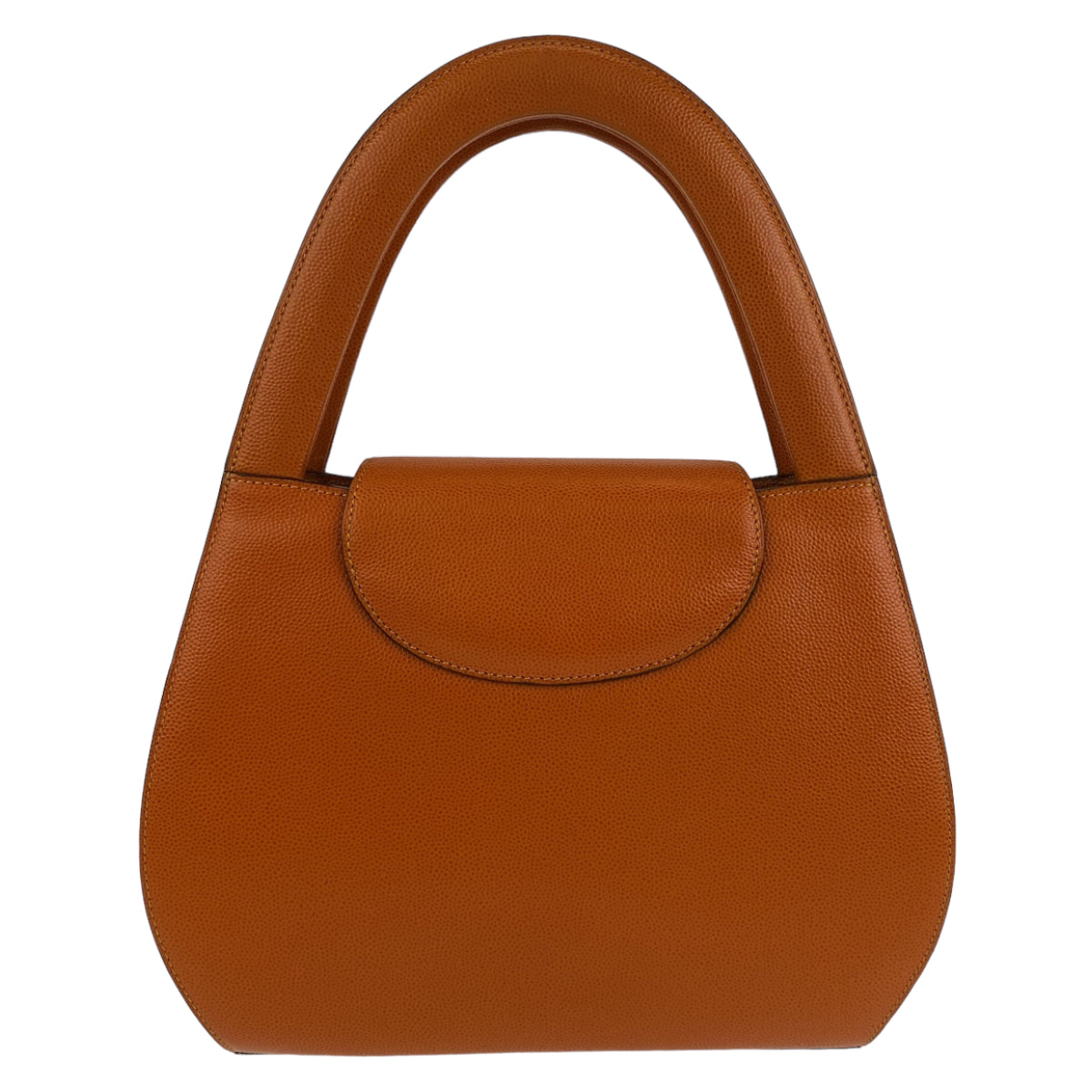 H-0410
CARTIER カルティエ パンテール パンサー オレンジ ゴールド金具 レザー ハンドバッグ トートバッグ  レディース