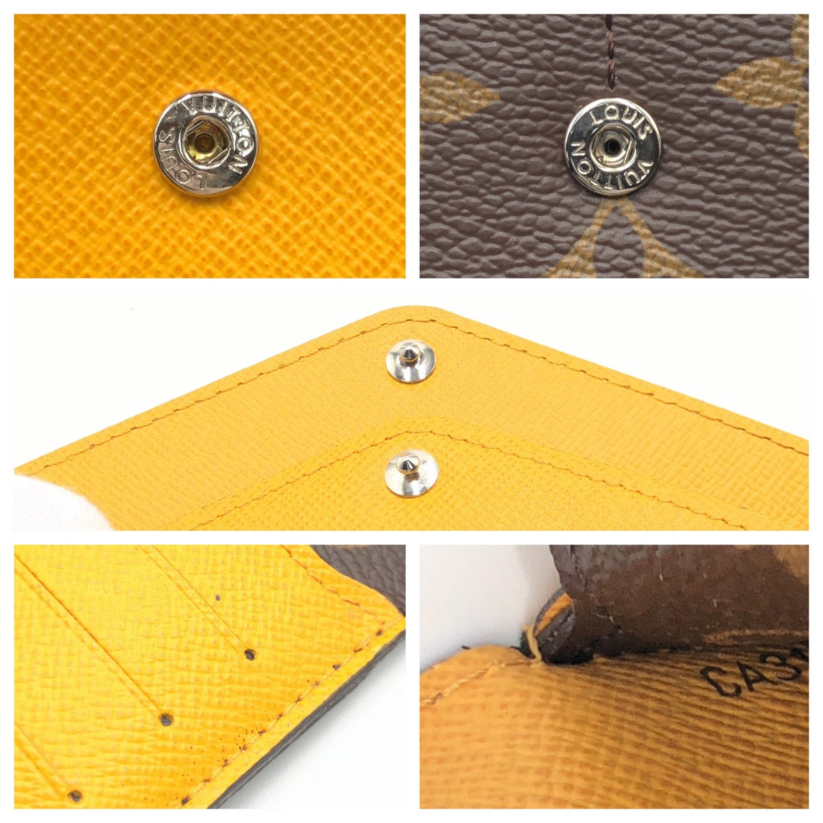 C-107
LOUIS VUITTON ルイヴィトン モノグラム エピ ポルトフォイユ マリールー ロン  イエロー シトロン グレインカーフレザー M60506 三つ折り財布 ロングウォレット  レディース
