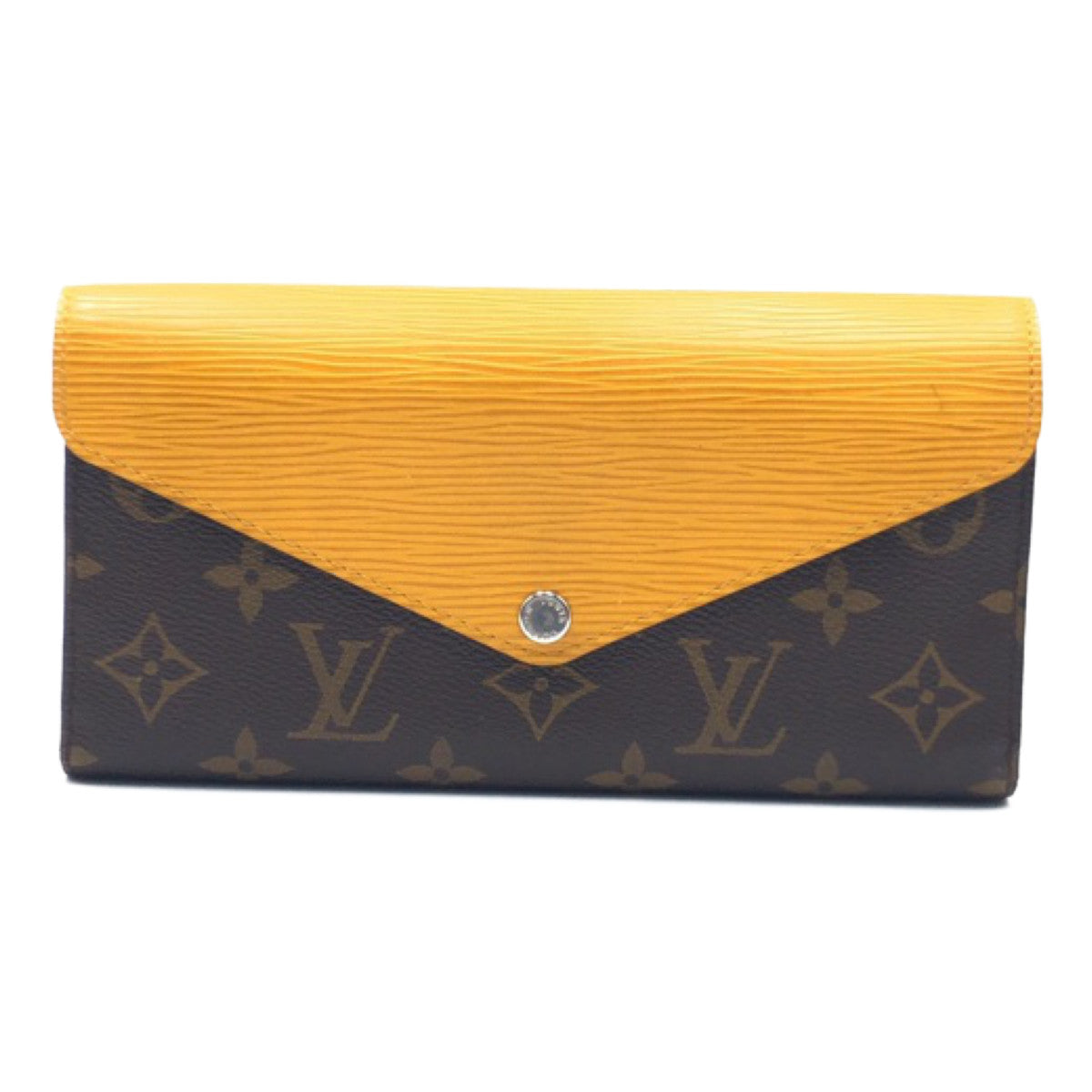 C-107
LOUIS VUITTON ルイヴィトン モノグラム エピ ポルトフォイユ マリールー ロン  イエロー シトロン グレインカーフレザー M60506 三つ折り財布 ロングウォレット  レディース