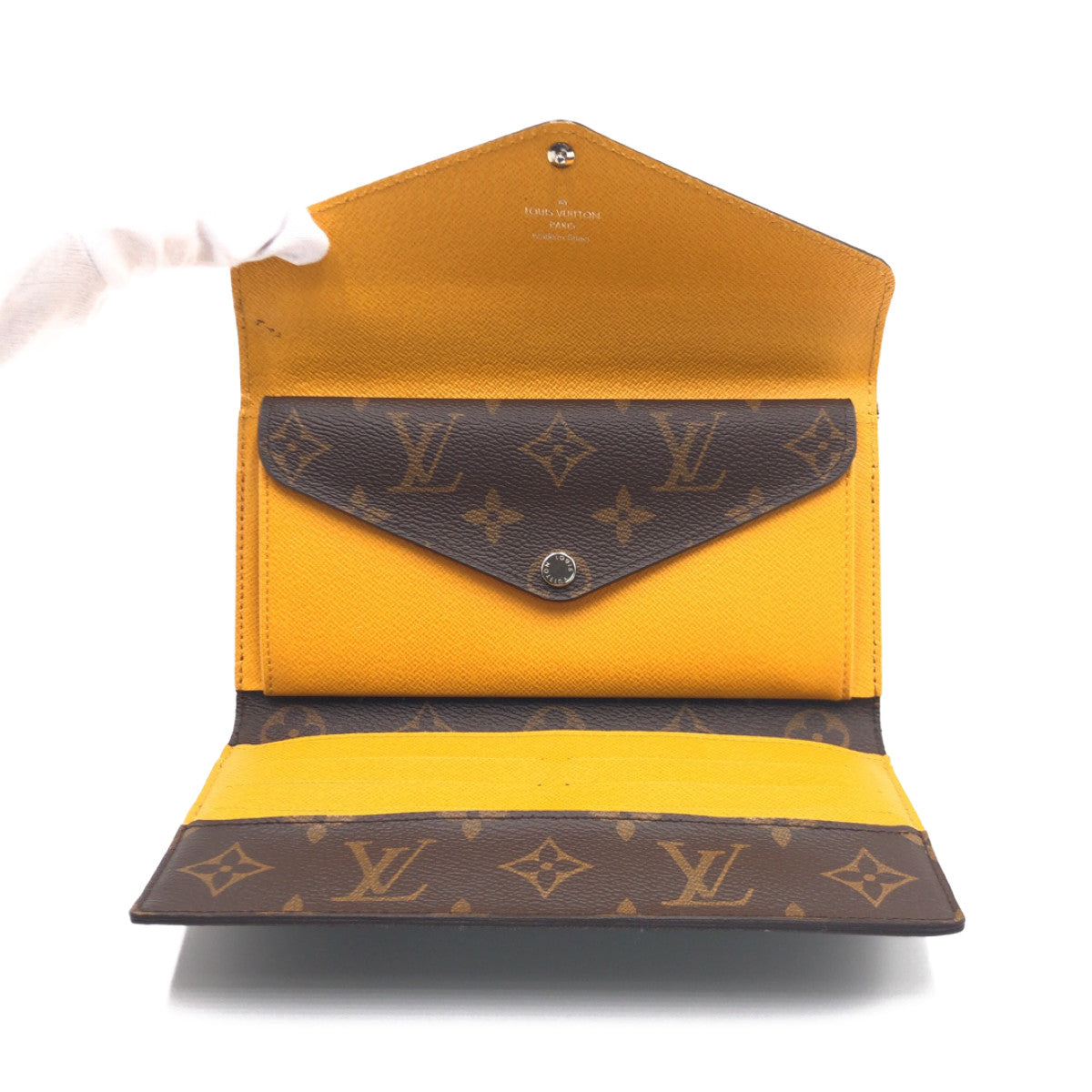 C-107
LOUIS VUITTON ルイヴィトン モノグラム エピ ポルトフォイユ マリールー ロン  イエロー シトロン グレインカーフレザー M60506 三つ折り財布 ロングウォレット  レディース
