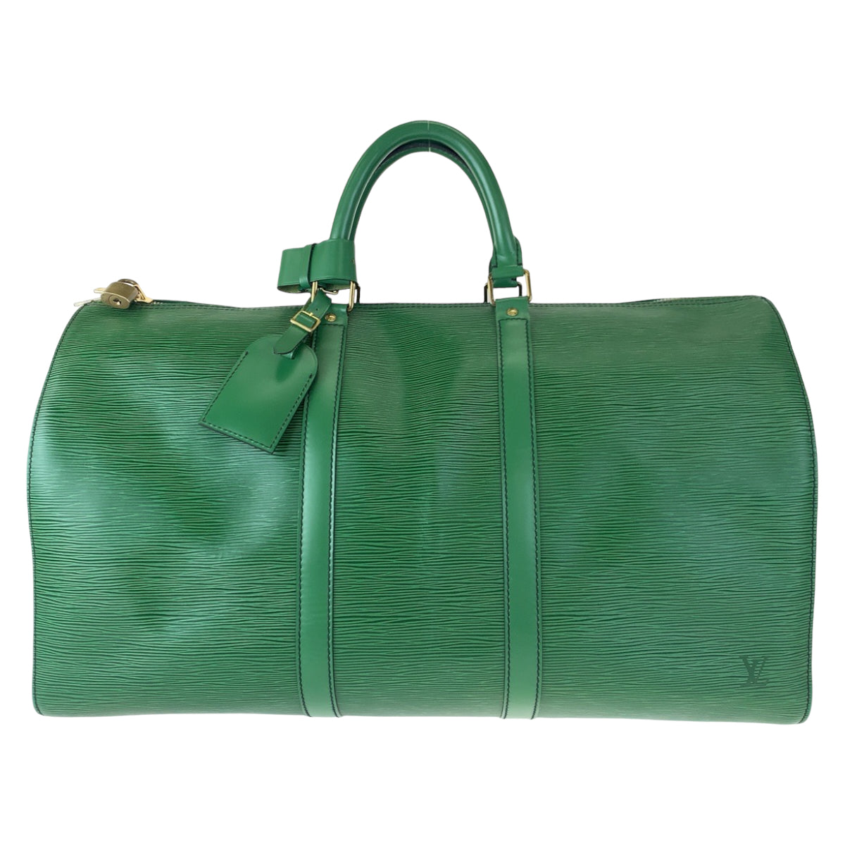 LOUIS VUITTON ルイヴィトン エピ キーポル50 男女兼用 ボルネオグリーン 緑 グレインレザー M42964 ボストンバッグ 旅行バッグ  メンズ