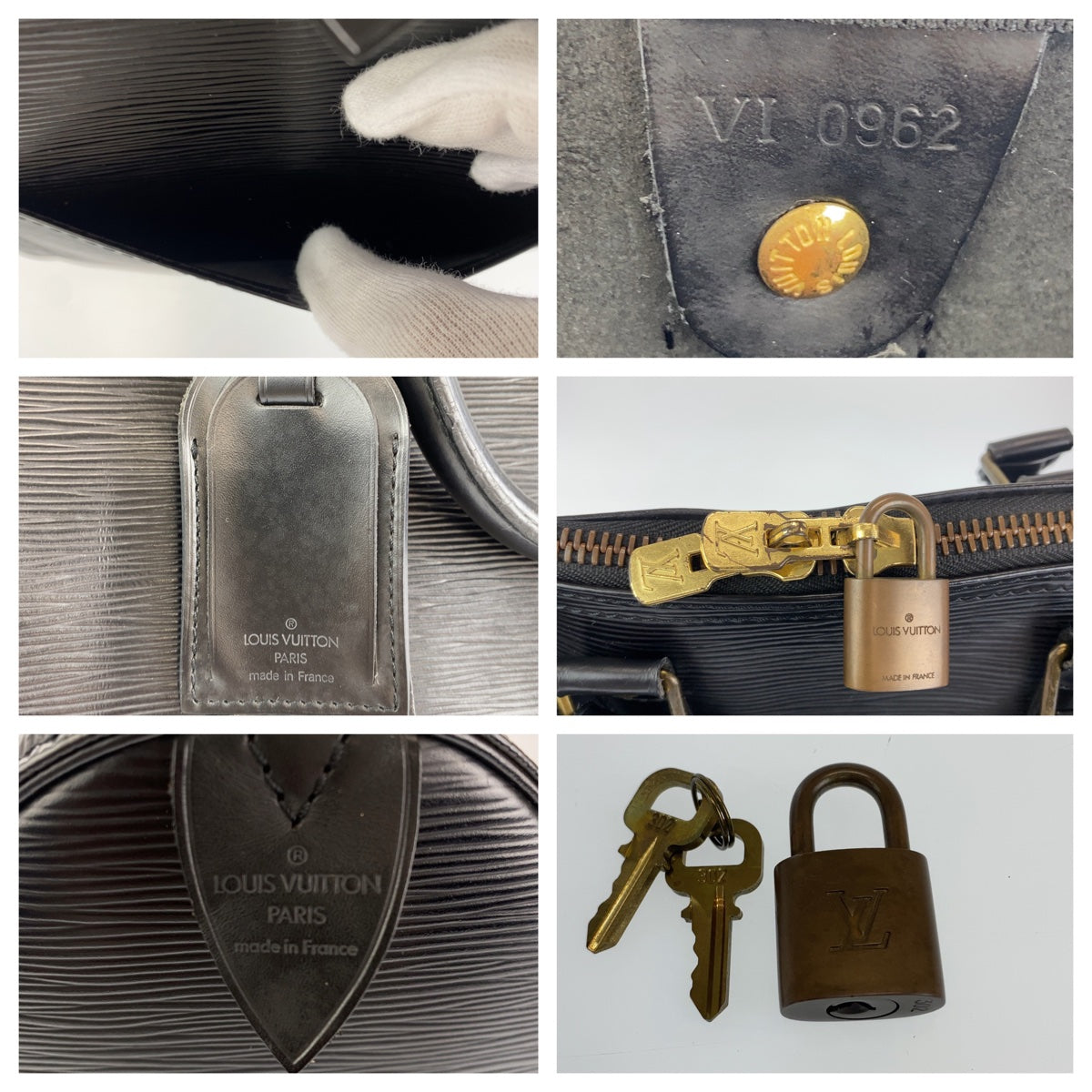 H-0416
LOUIS VUITTON ルイヴィトン エピ キーポル45 ブラック 黒 ゴールド金具 エピレザー M59152 ボストンバッグ 旅行バッグ  メンズ