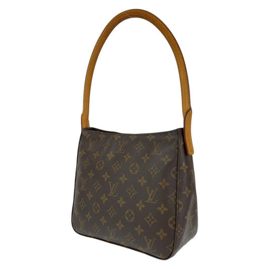 H-0417
LOUIS VUITTON ルイヴィトン モノグラム ルーピングMM ブラウン 茶 ゴールド金具 モノグラムキャンバス M51146 ショルダーバッグ トートバッグ  レディース