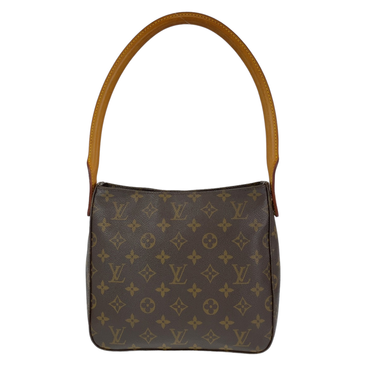 H-0417
LOUIS VUITTON ルイヴィトン モノグラム ルーピングMM ブラウン 茶 ゴールド金具 モノグラムキャンバス M51146 ショルダーバッグ トートバッグ  レディース