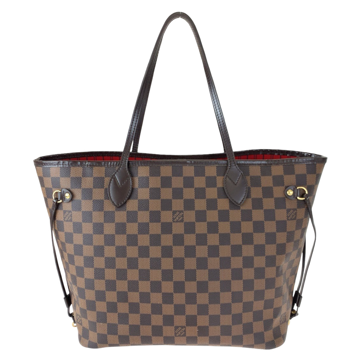 C-059
LOUIS VUITTON ルイヴィトン ダミエ ネヴァーフルMM ブラウン 茶 PVC N51105 トートバッグ ハンドバッグ  レディース