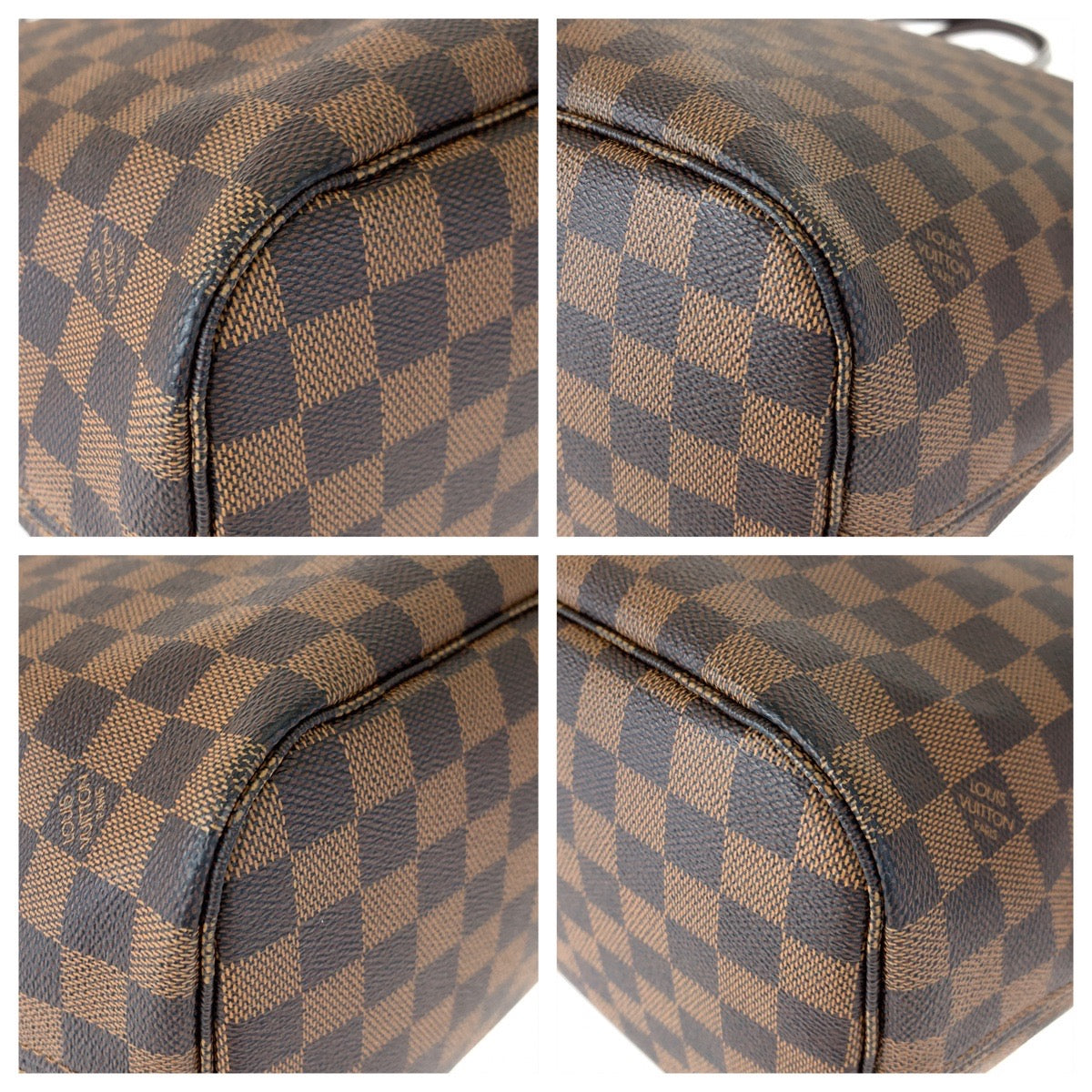 C-059
LOUIS VUITTON ルイヴィトン ダミエ ネヴァーフルMM ブラウン 茶 PVC N51105 トートバッグ ハンドバッグ  レディース