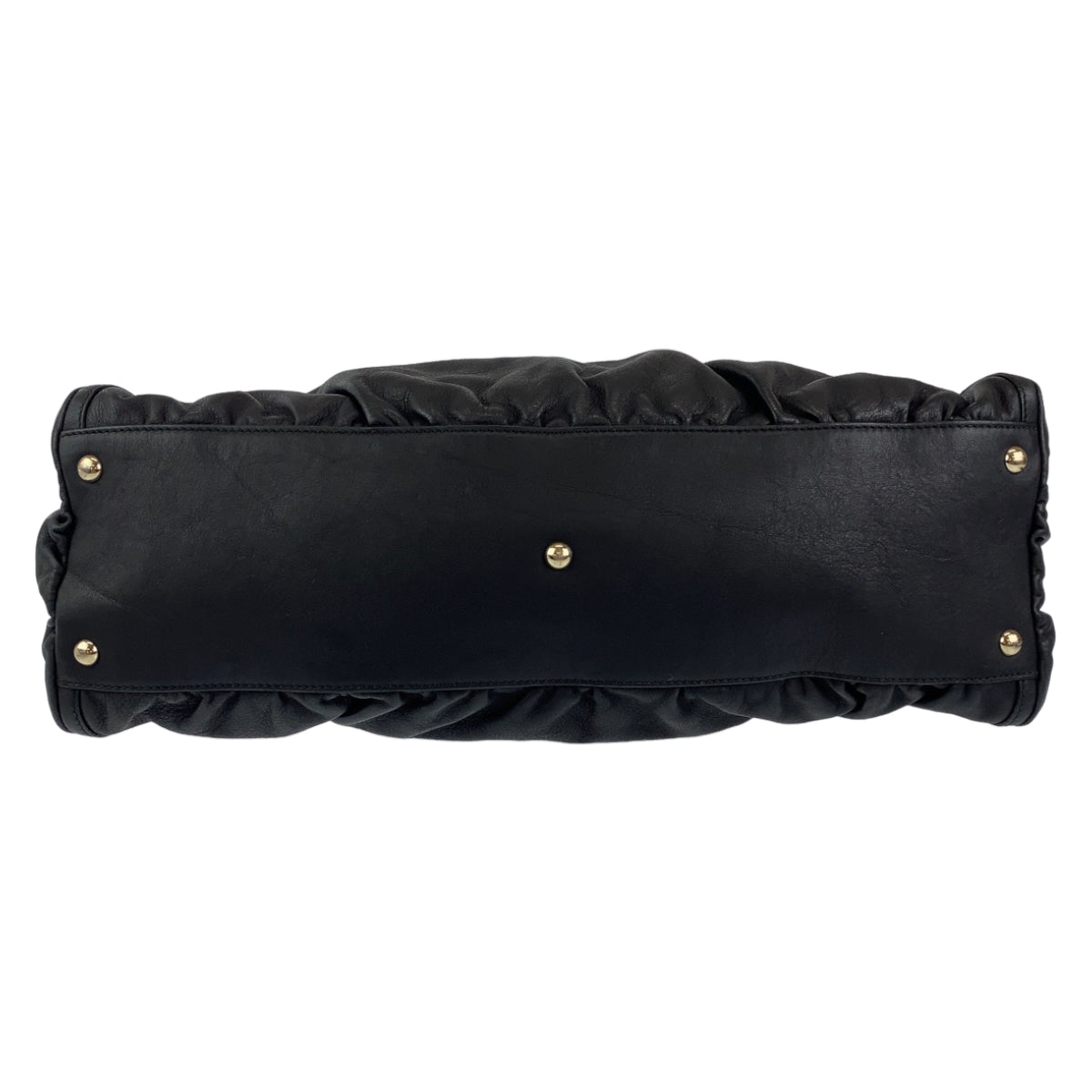 H-0420
GUCCI グッチ アビー ブラック 黒 シルバー金具 レザー 189835 トートバッグ ショルダーバッグ  レディース
