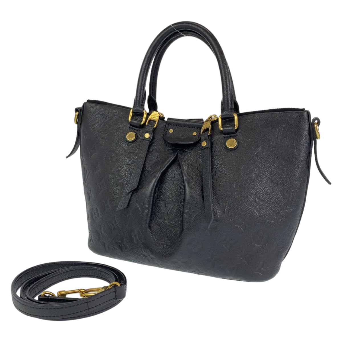 H-0403
LOUIS VUITTON ルイヴィトン モノグラム アンプラント マザリーヌPM ブラック 黒 ゴールド金具 モノグラムアンプラント M50639 ショルダーバッグ ハンドバッグ  レディース