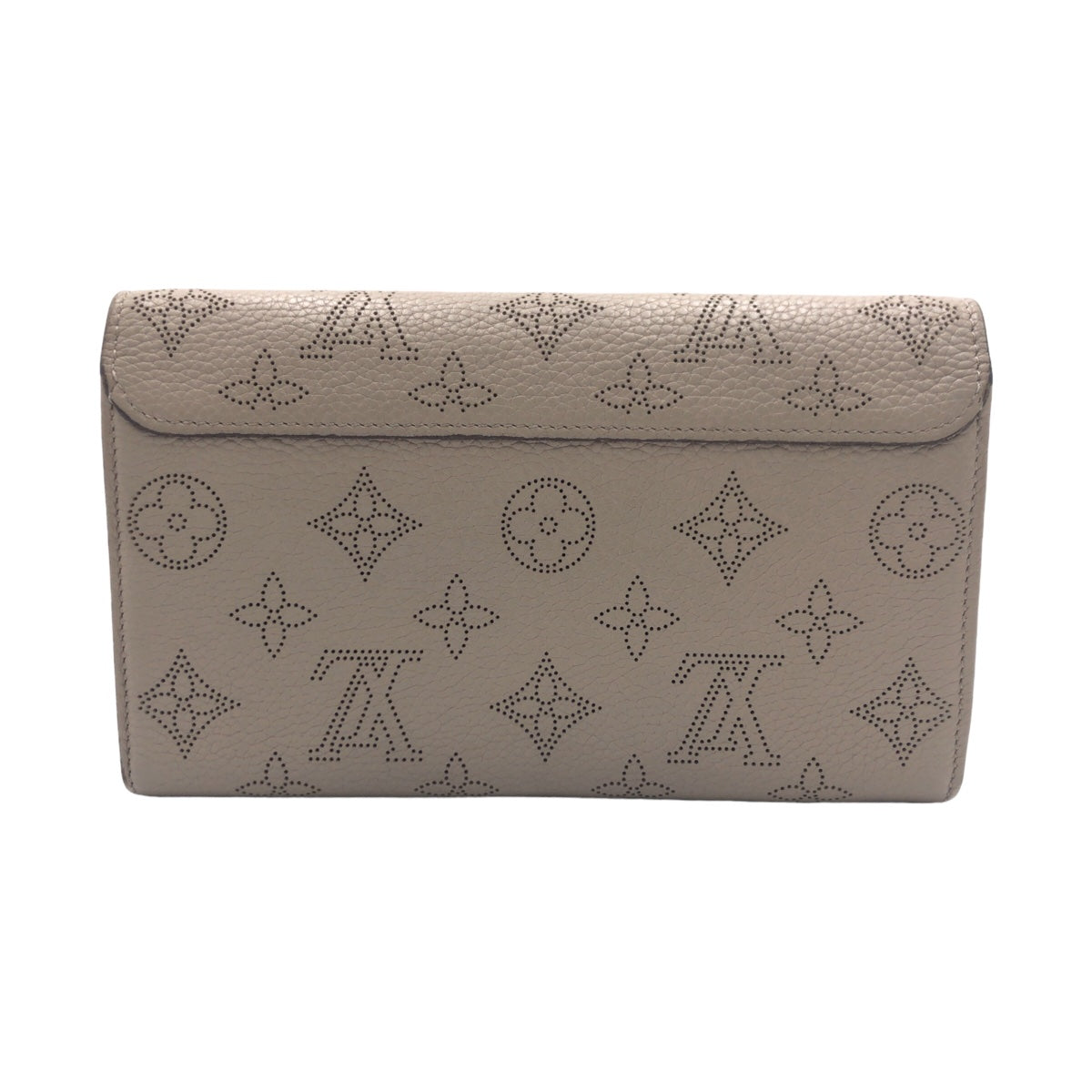 LOUIS VUITTON ルイヴィトン ガレ ポルトフォイユ イリス ベージュ アイボリー シルバー金具 カーフ M60144 長財布 ロングウォレット  レディース