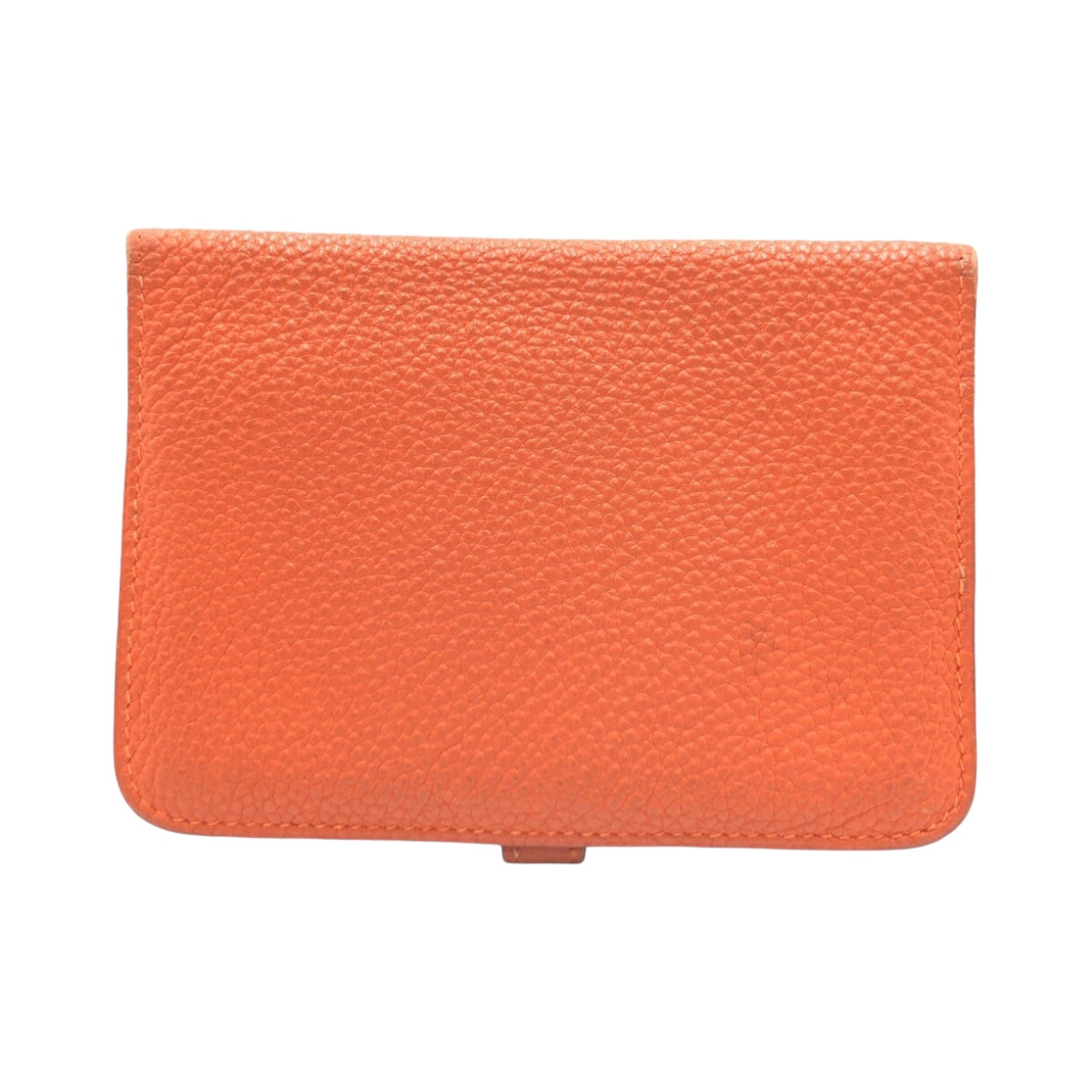 HERMES エルメス ドゴンコンパクト 男女兼用 テールバテュー シルバー金具 トゴ ◻︎H 二つ折り財布 コンパクトウォレット  メンズ