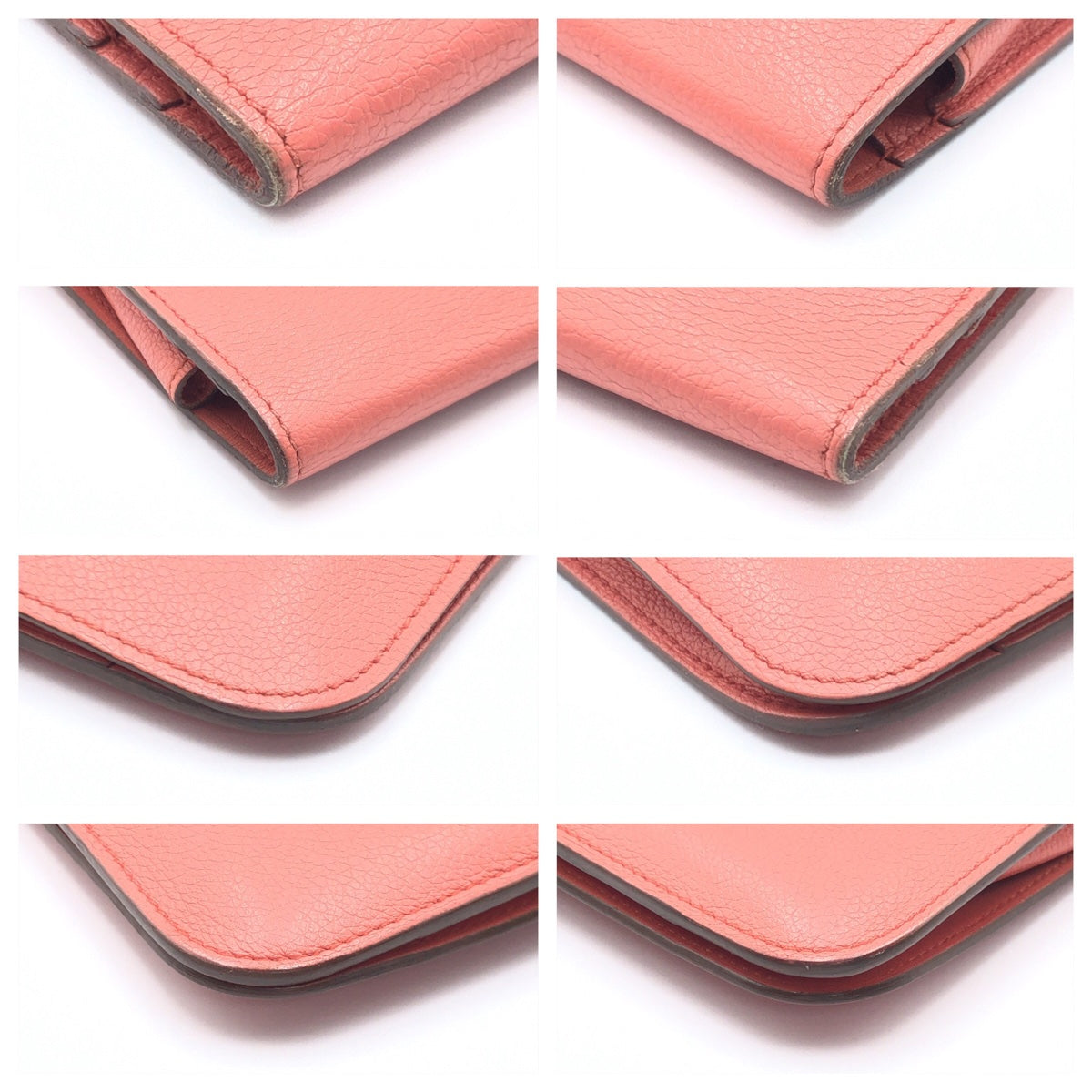 C-092
HERMES エルメス ドゴンGM ピンク系 シルバー金具 トリヨンクレマンス 長財布 ロングウォレット □R刻印  レディース