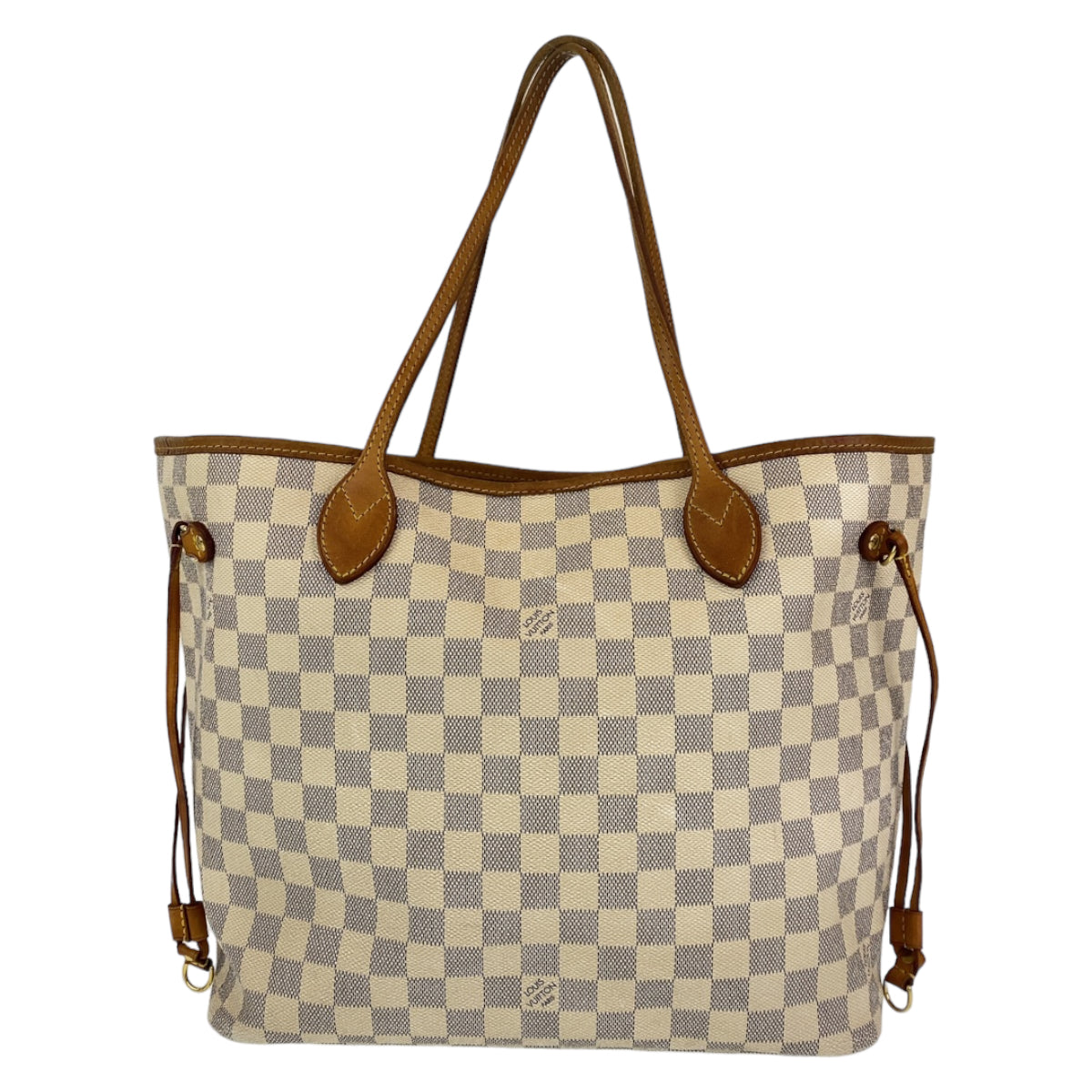 H-0422
LOUIS VUITTON ルイヴィトン ダミエアズール ネヴァーフルMM ベージュ ブラウン 茶 ゴールド金具 ダミエアズールキャンバス N51107 ショルダーバッグ トートバッグ  レディース