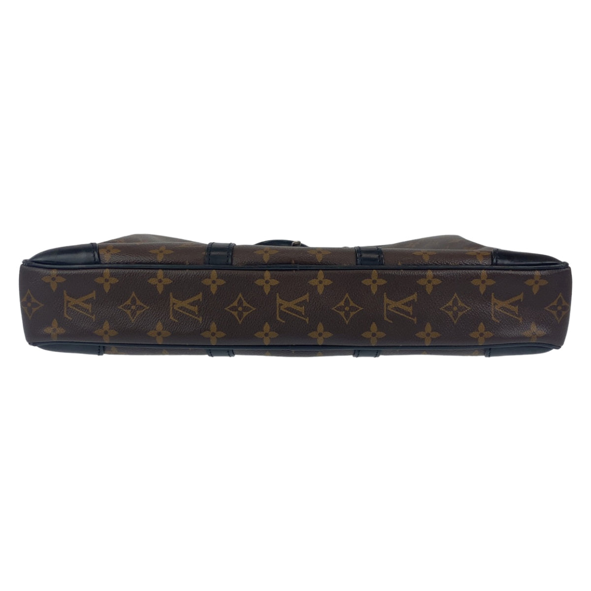 C-079
LOUIS VUITTON ルイヴィトン モノグラム マカサー ポルトドキュマン ヴォワヤージュ ブラウン 茶 ブラック 黒 シルバー金具 PVC M40224 ブリーフケース ビジネスバッグ  メンズ