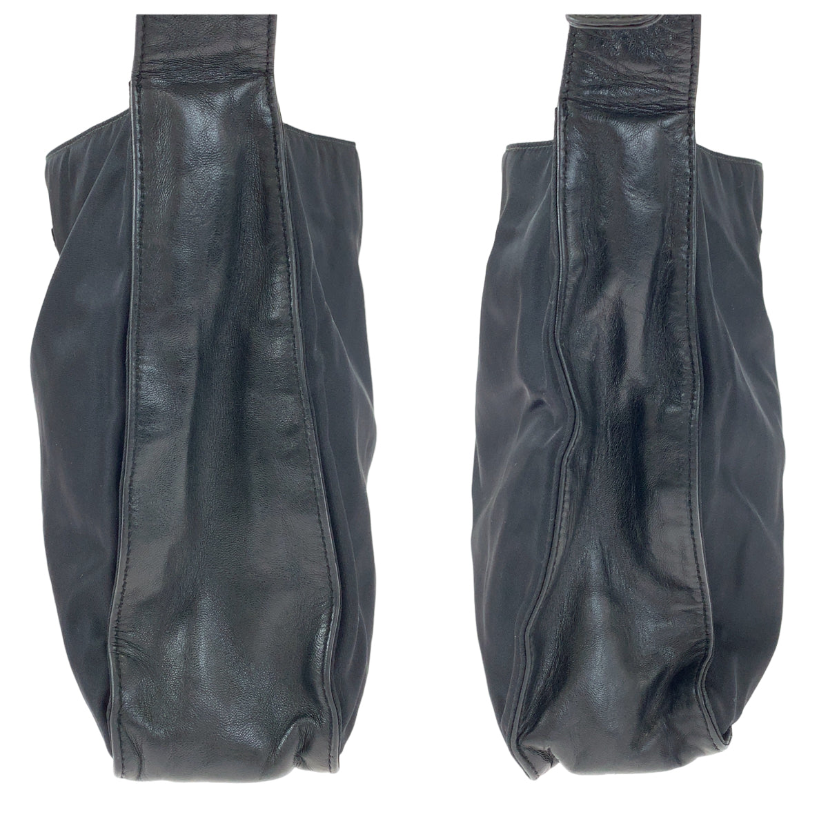 PRADA Prada Tessuto Black Nylon/Leather Shoulder Bag Crossbody for Women