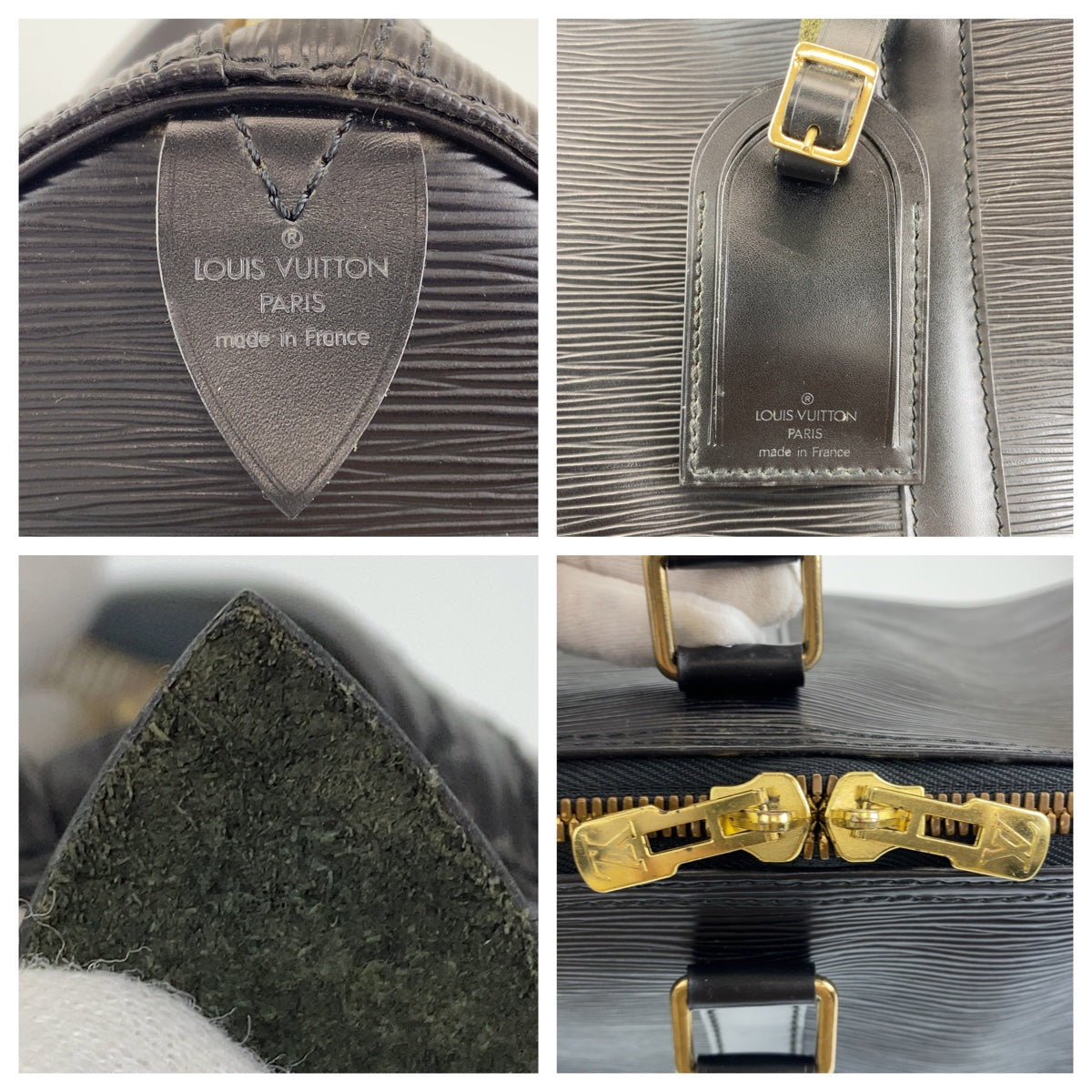 H-0428
LOUIS VUITTON ルイヴィトン エピ キーポル45 ブラック 黒 ゴールド金具 エピレザー M59062 ボストンバッグ 旅行バッグ  メンズ