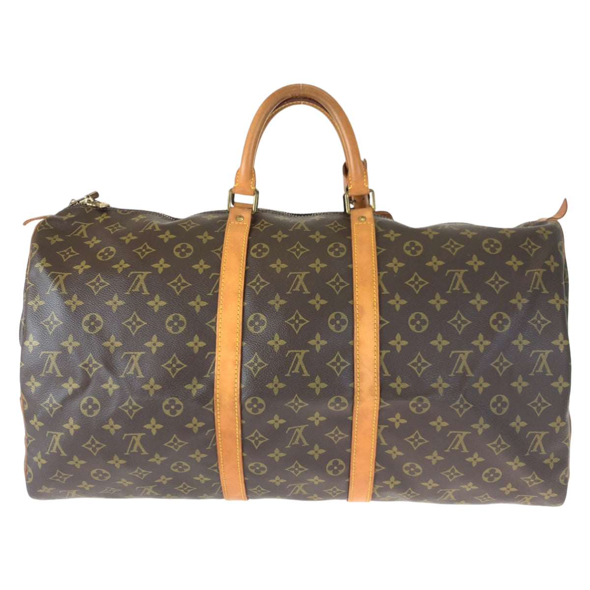 C-075
LOUIS VUITTON ルイヴィトン モノグラム キーポル55 ブラウン 茶 PVC M41424 ボストンバッグ 旅行バッグ 男女兼用  メンズ