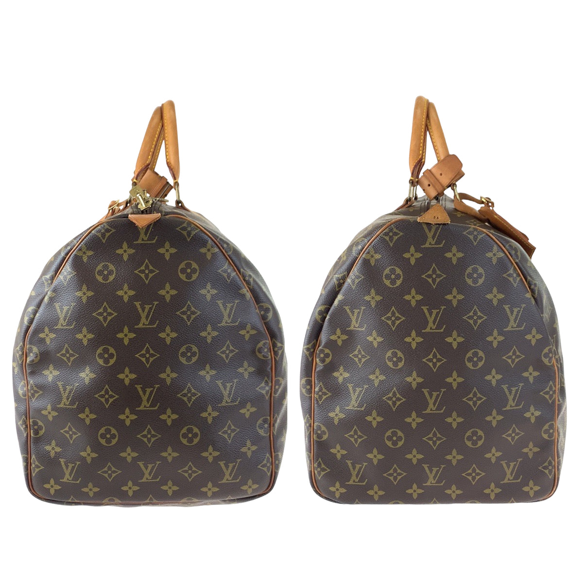 C-075
LOUIS VUITTON ルイヴィトン モノグラム キーポル55 ブラウン 茶 PVC M41424 ボストンバッグ 旅行バッグ 男女兼用  メンズ