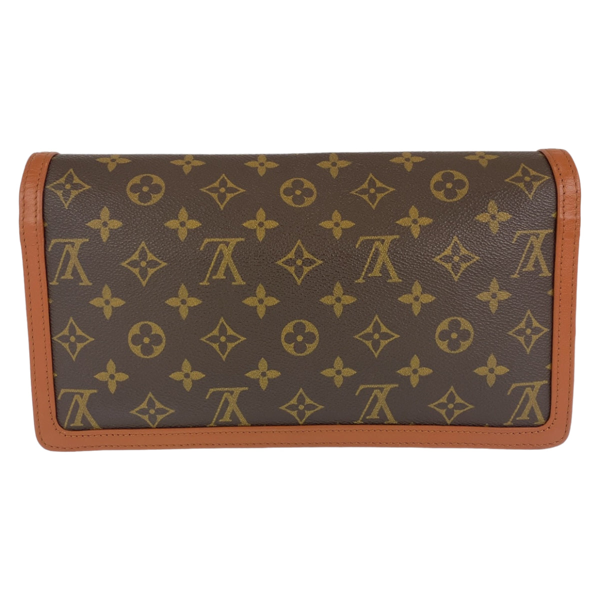 C-097
LOUIS VUITTON ルイヴィトン モノグラム ポシェットダム ブラウン 茶 ゴールド金具 PVC M51810 セカンドバッグ クラッチバッグ  メンズ