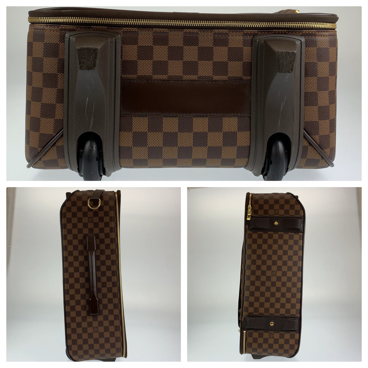 C-061
LOUIS VUITTON ルイヴィトン ダミエ ベガス60 ブラウン 茶 PVC N23255 キャリーバッグ 旅行かばん 男女兼用  レディース