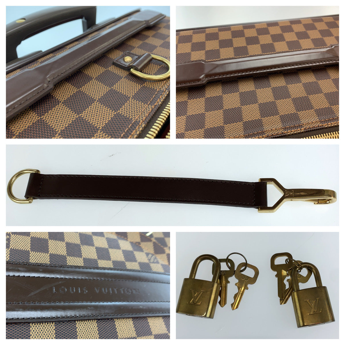 C-061
LOUIS VUITTON ルイヴィトン ダミエ ベガス60 ブラウン 茶 PVC N23255 キャリーバッグ 旅行かばん 男女兼用  レディース