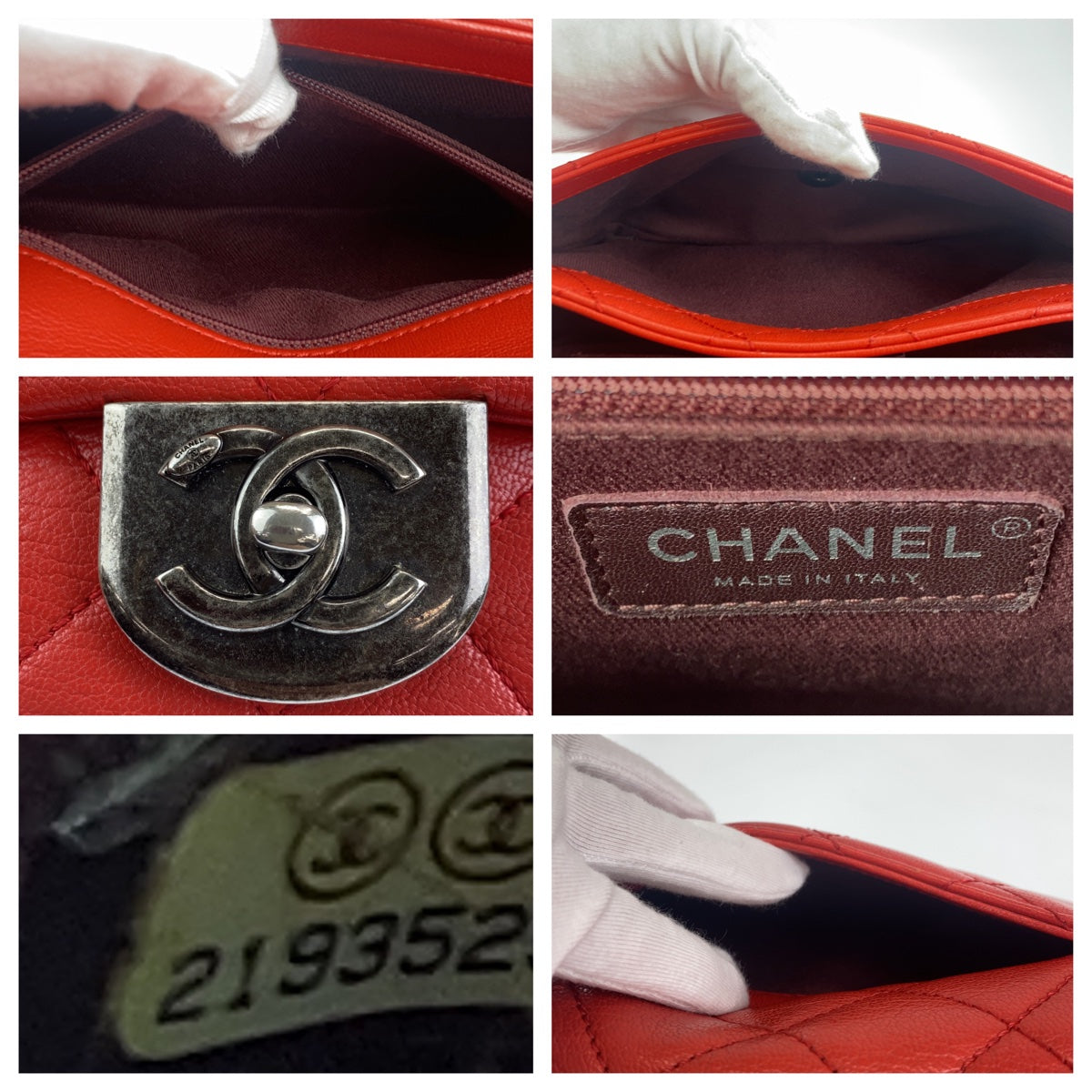 CHANEL シャネル マトラッセ23 ココマーク ターンロック レッド 赤 シルバー金具 レザー ショルダーバッグ 斜め掛けバッグ  レディース