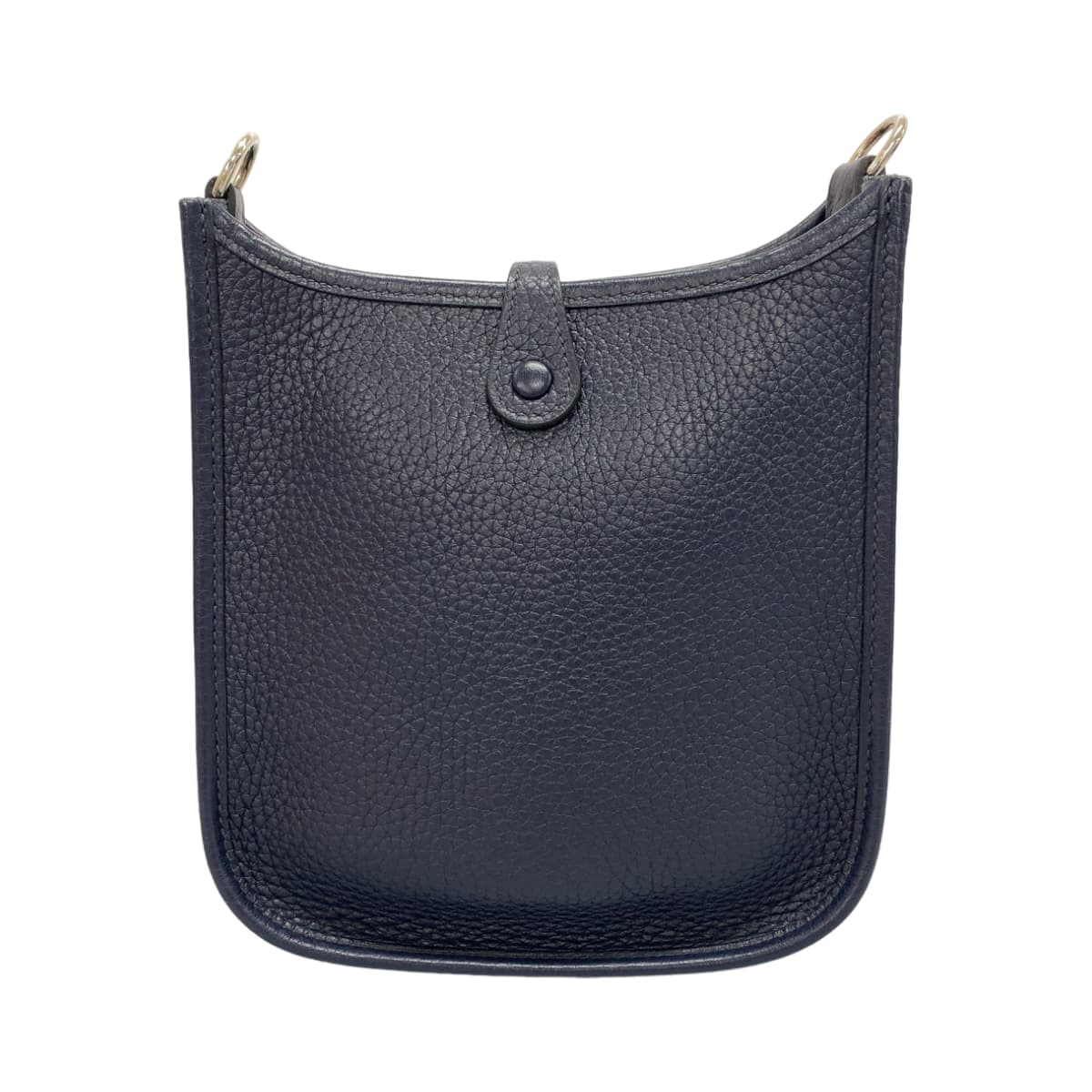 HERMES エルメス エブリンTPM ブルーニュイ ネイビー 紺 シルバー金具 トリヨンクレマンス A ショルダーバッグ 斜め掛け  レディース