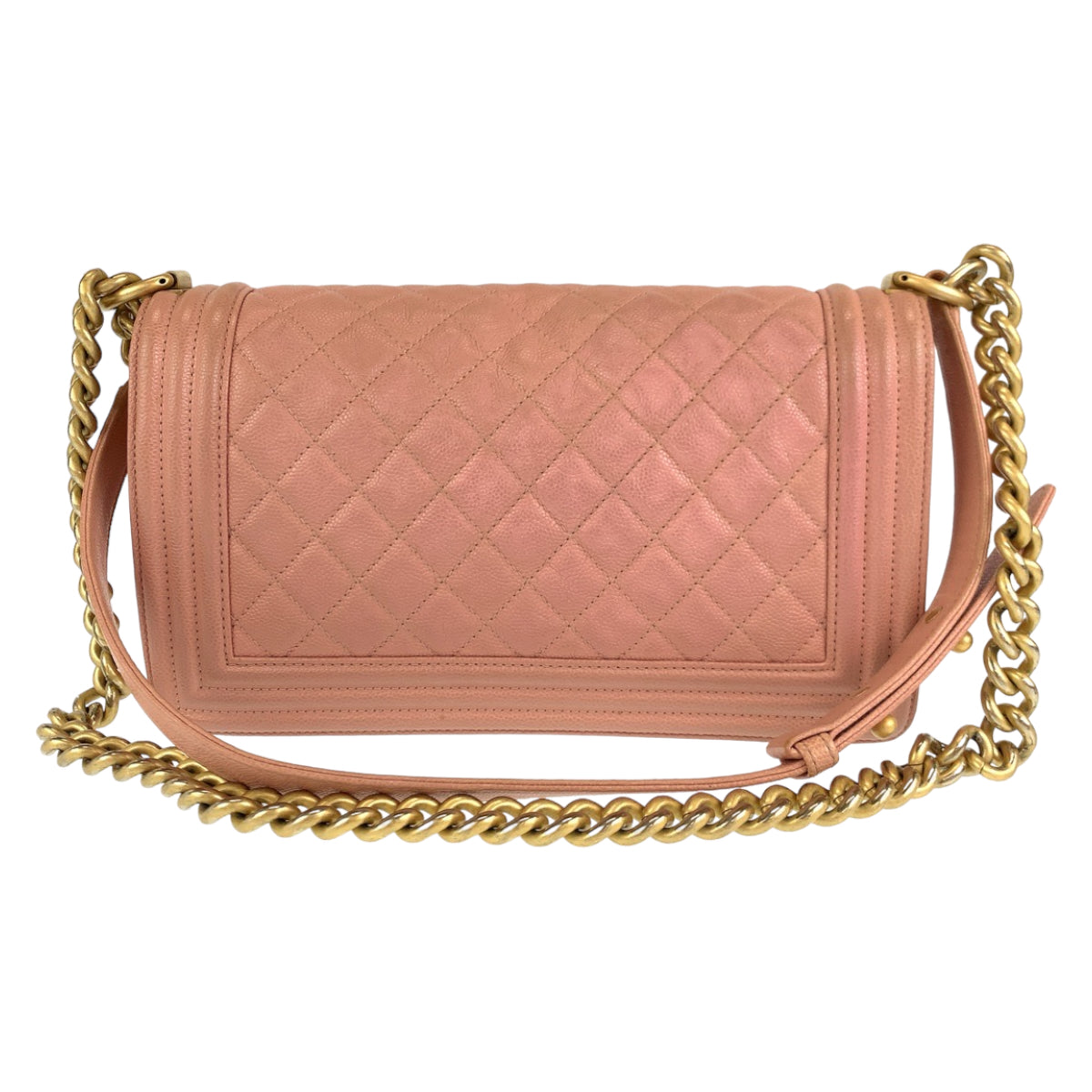 C-038
CHANEL シャネル ボーイシャネル ココマーク ターンロック ピンク ゴールド金具 キャビアスキン ショルダーバッグ チェーンショルダー  レディース