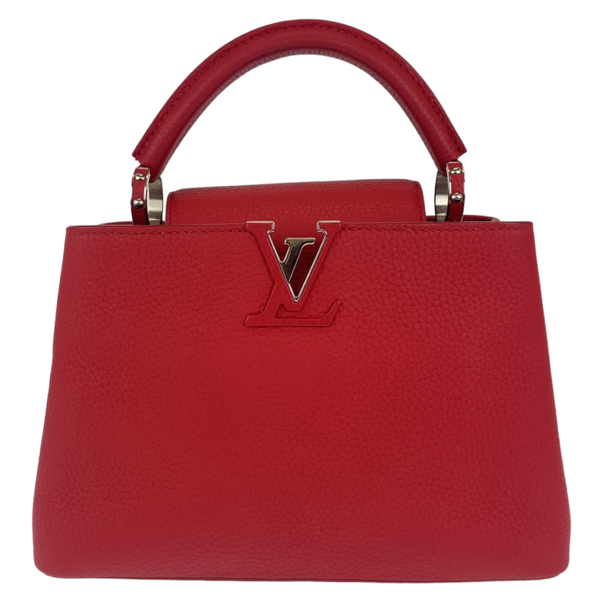 C-041
LOUIS VUITTON ルイヴィトン カプシーヌBB レッド 赤 シルバー金具 / トリヨン M94754 ショルダーバッグ ハンドバッグ 2way  レディース