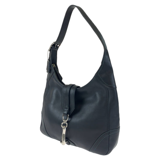 COACH コーチ ブラック 黒 レザー 8A67 ショルダーバッグ ワンショルダーバッグ  レディース