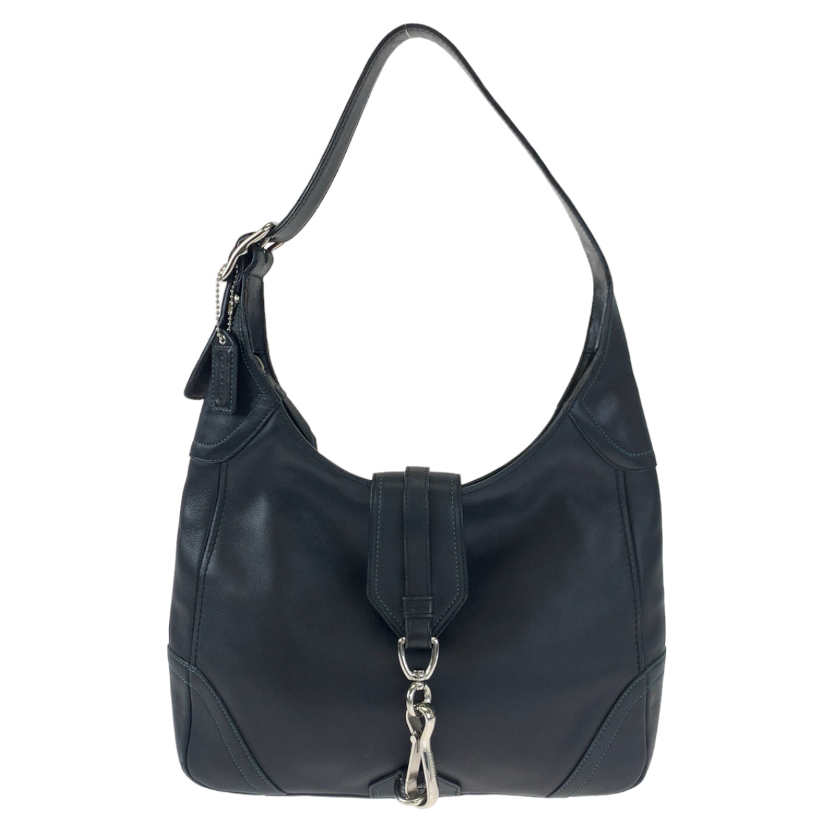COACH コーチ ブラック 黒 レザー 8A67 ショルダーバッグ ワンショルダーバッグ  レディース