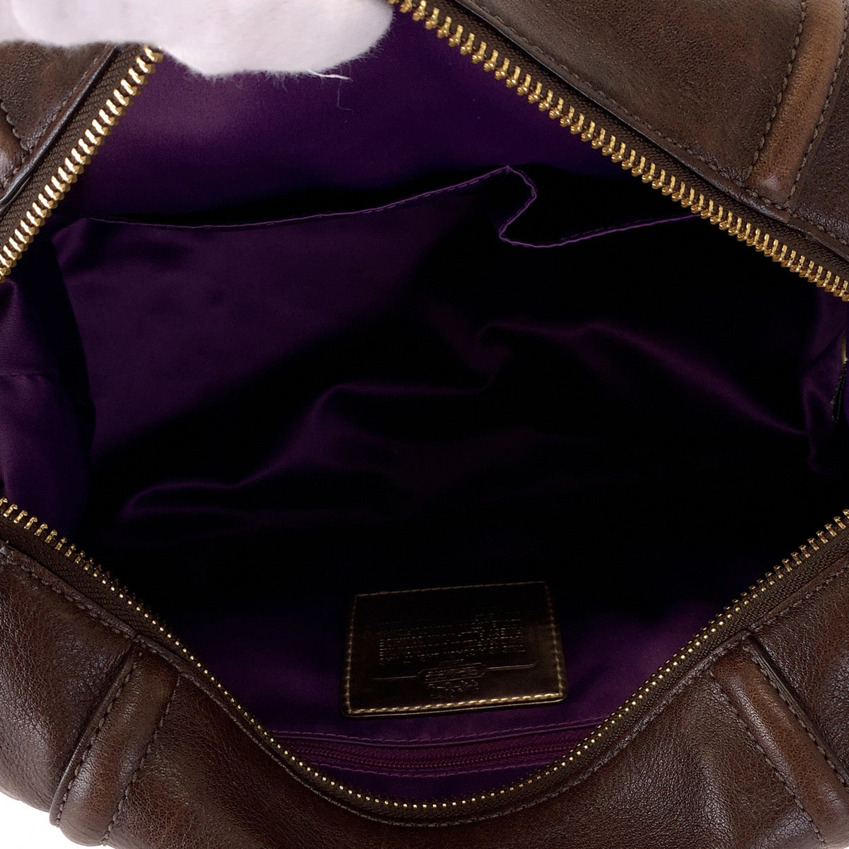 COACH コーチ ヴィンテージ マディソン ブラウン 茶 レザー 14316 ショルダーバッグ ハンドバッグ 2way  レディース