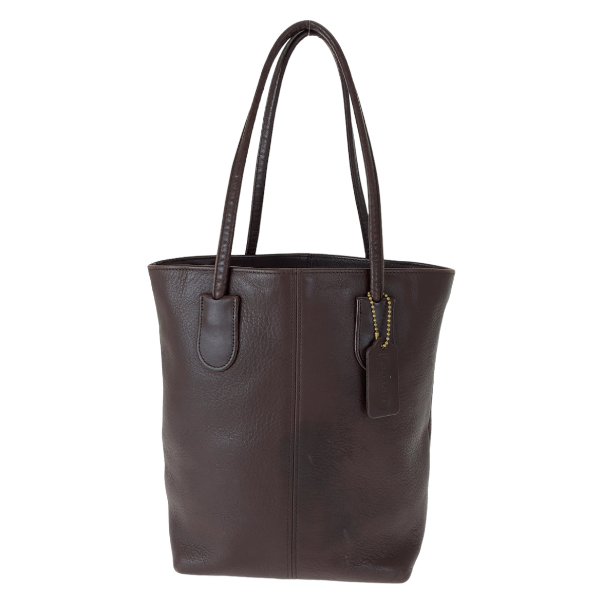 COACH コーチ ヴィンテージ オールドコーチ ブラウン 茶 レザー 4068 ハンドバッグ バケツバッグ  レディース