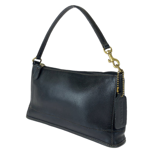 COACH コーチ ヴィンテージ オールドコーチ ブラック 黒 レザー 9311 ハンドバッグ アクセサリーポーチ  レディース
