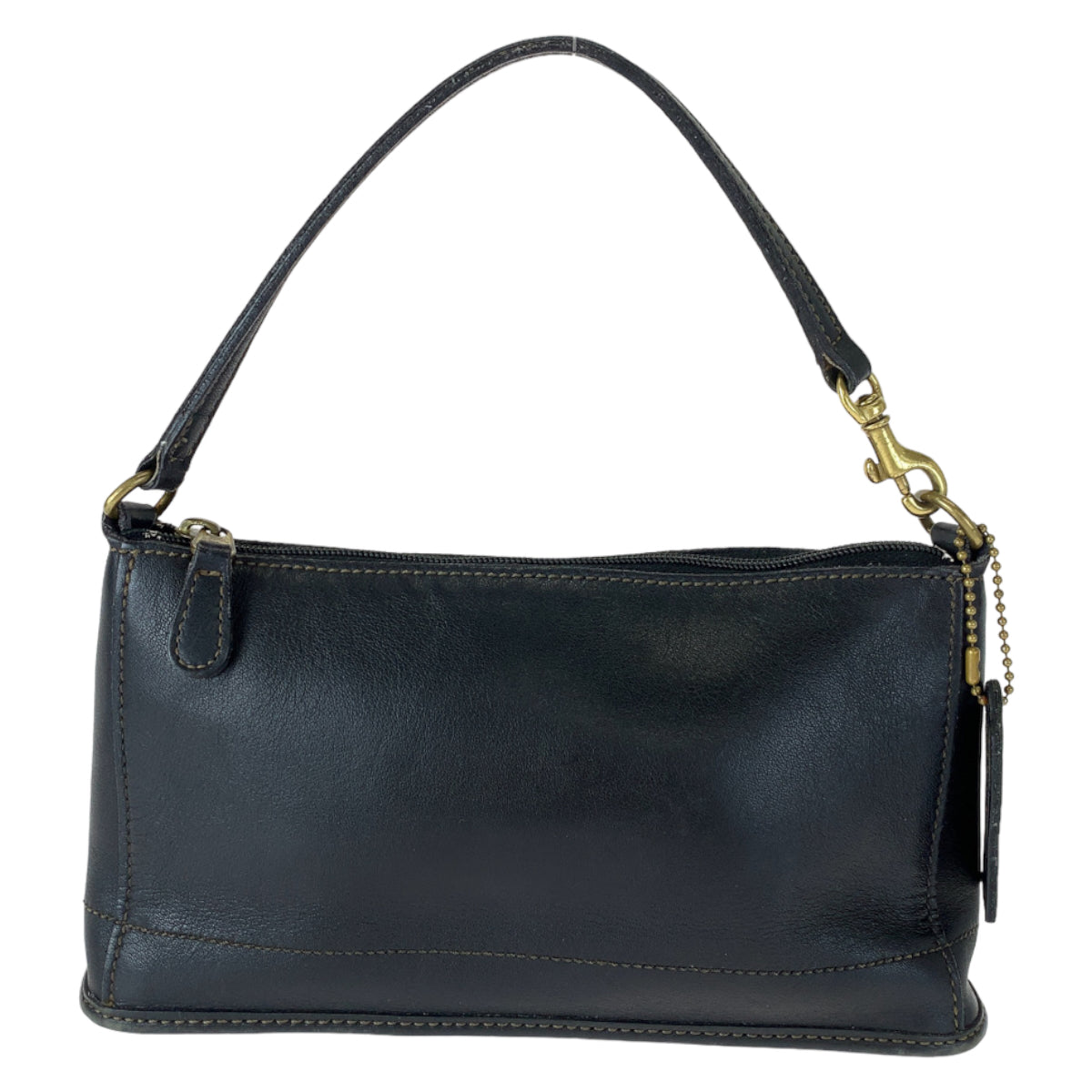 COACH コーチ ヴィンテージ オールドコーチ ブラック 黒 レザー 9311 ハンドバッグ アクセサリーポーチ  レディース