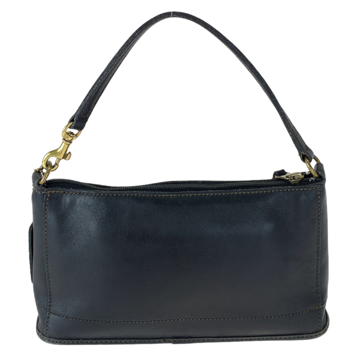 COACH コーチ ヴィンテージ オールドコーチ ブラック 黒 レザー 9311 ハンドバッグ アクセサリーポーチ  レディース