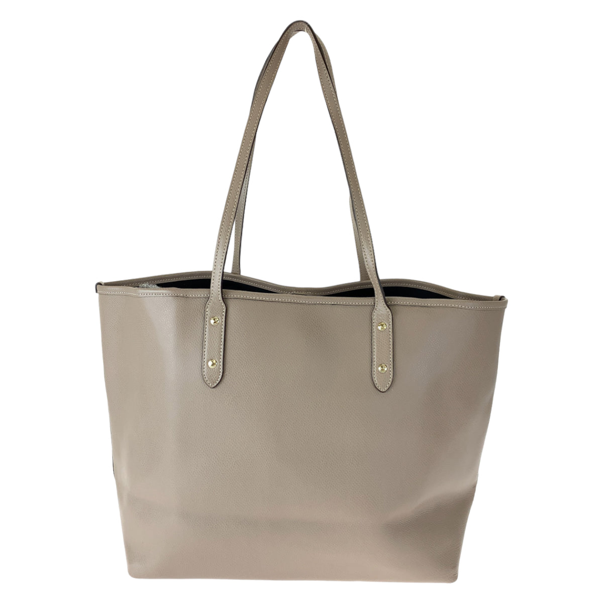 COACH コーチ ベージュ ライトブラウン PVC ショルダーバッグ トートバッグ  レディース