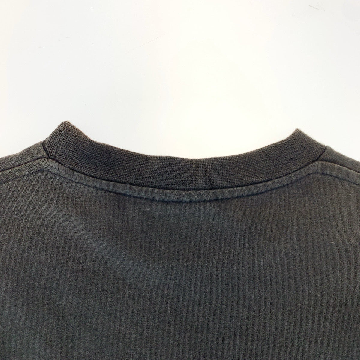 VETEMENTS ヴェトモン ヘビーメタル スカルプリント サイズS ブラック 黒 ダークグレー コットン ヴィンテージ加工 半袖Tシャツ オーバーサイズ  メンズ