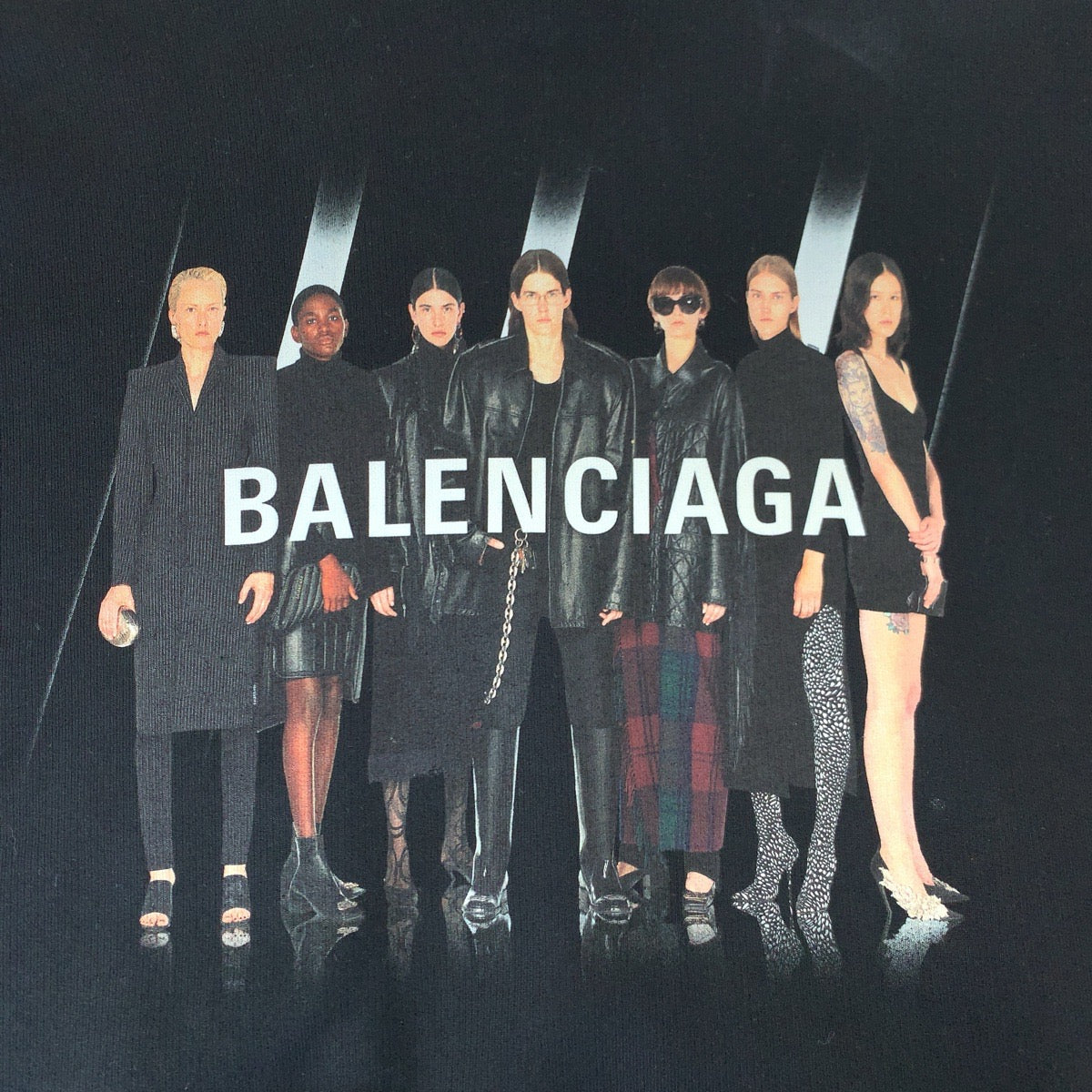 C-078
BALENCIAGA バレンシアガ フォトプリント サイズXS ブラック 黒 コットン 652981 TIVA2 スウェット オーバーサイズ トレーナー  メンズ