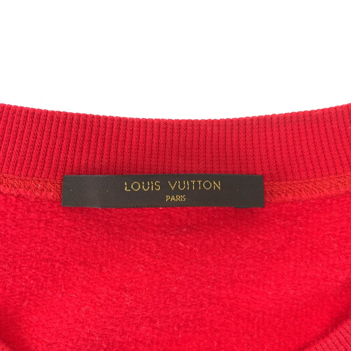 H-0472
LOUIS VUITTON ルイヴィトン 17AW LV × Supreme コラボ ロゴアーチ サイズXXL レッド 赤 コットン RM172 JIU HDY93W スウェット ロゴアーチ  メンズ