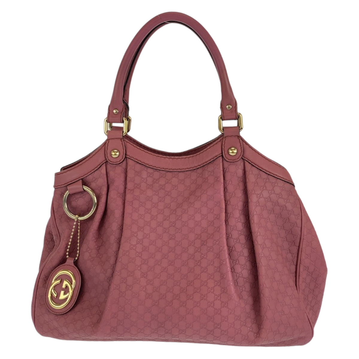 GUCCI グッチ グッチシマ スーキー ピンク ゴールド金具 レザー 211944 ハンドバッグ トートバッグ  レディース